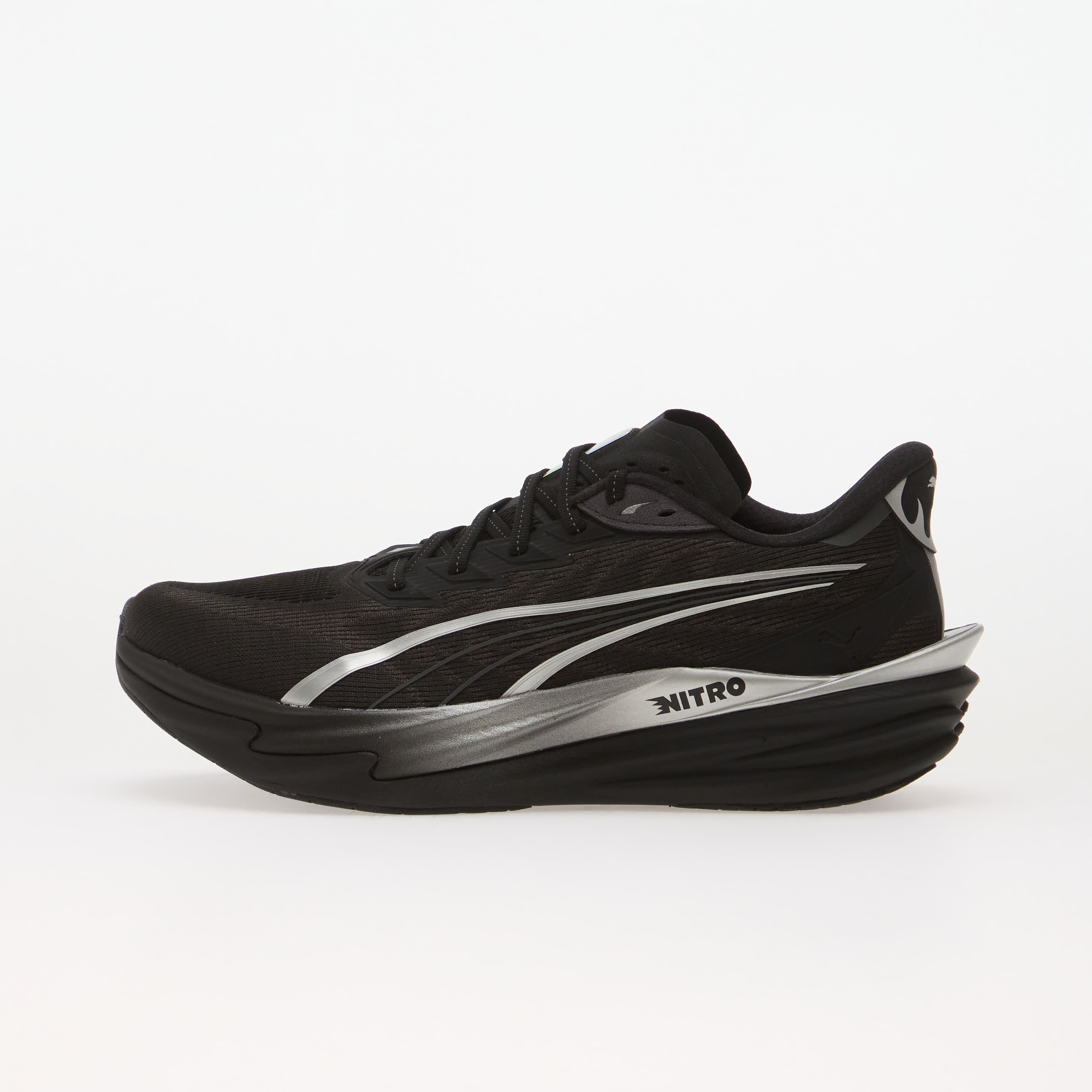 Puma Сникърси Deviate Nitro 4 Brightstride Black/ Silver