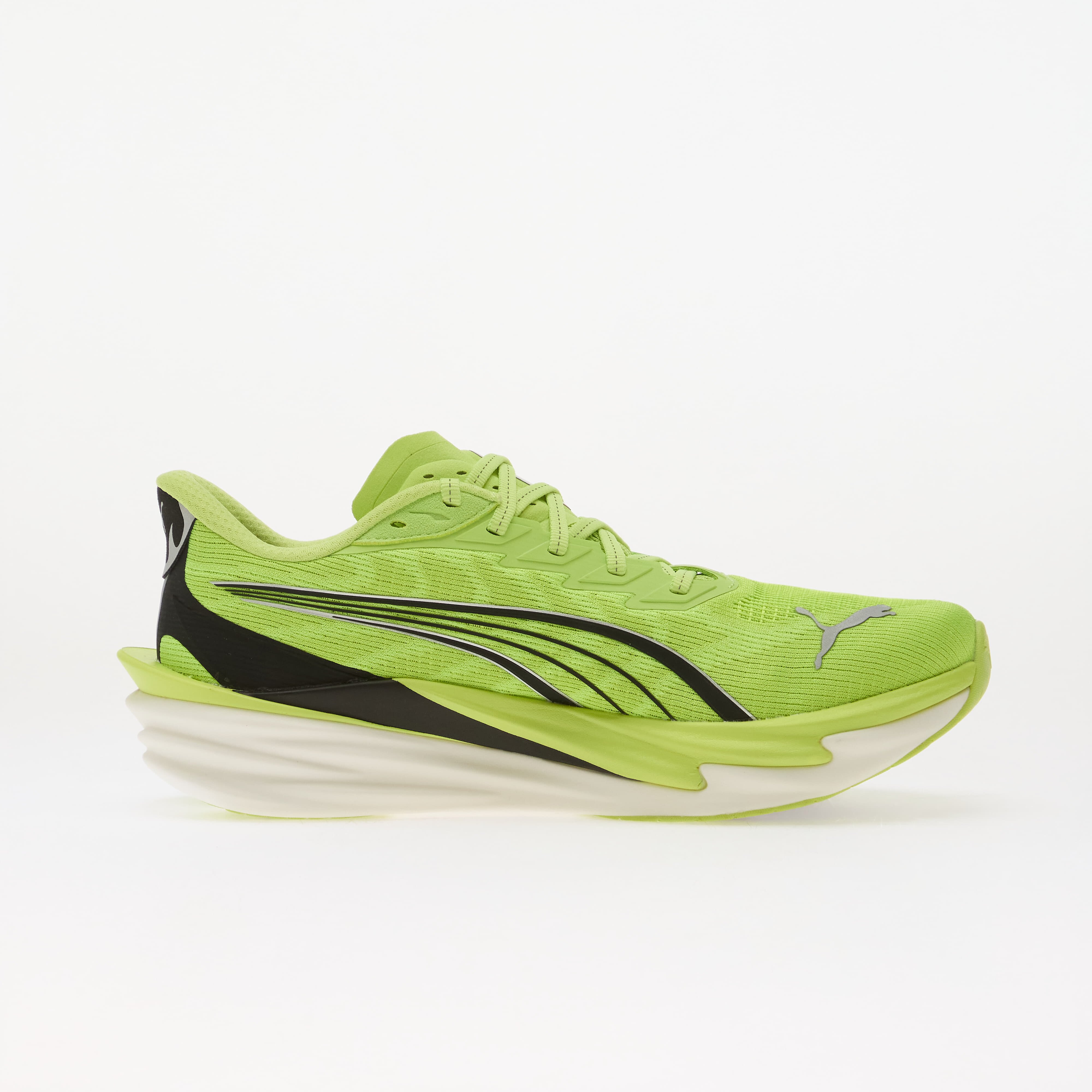 Puma Сникърси Deviate Nitro 4 Sunny Lime/ Black