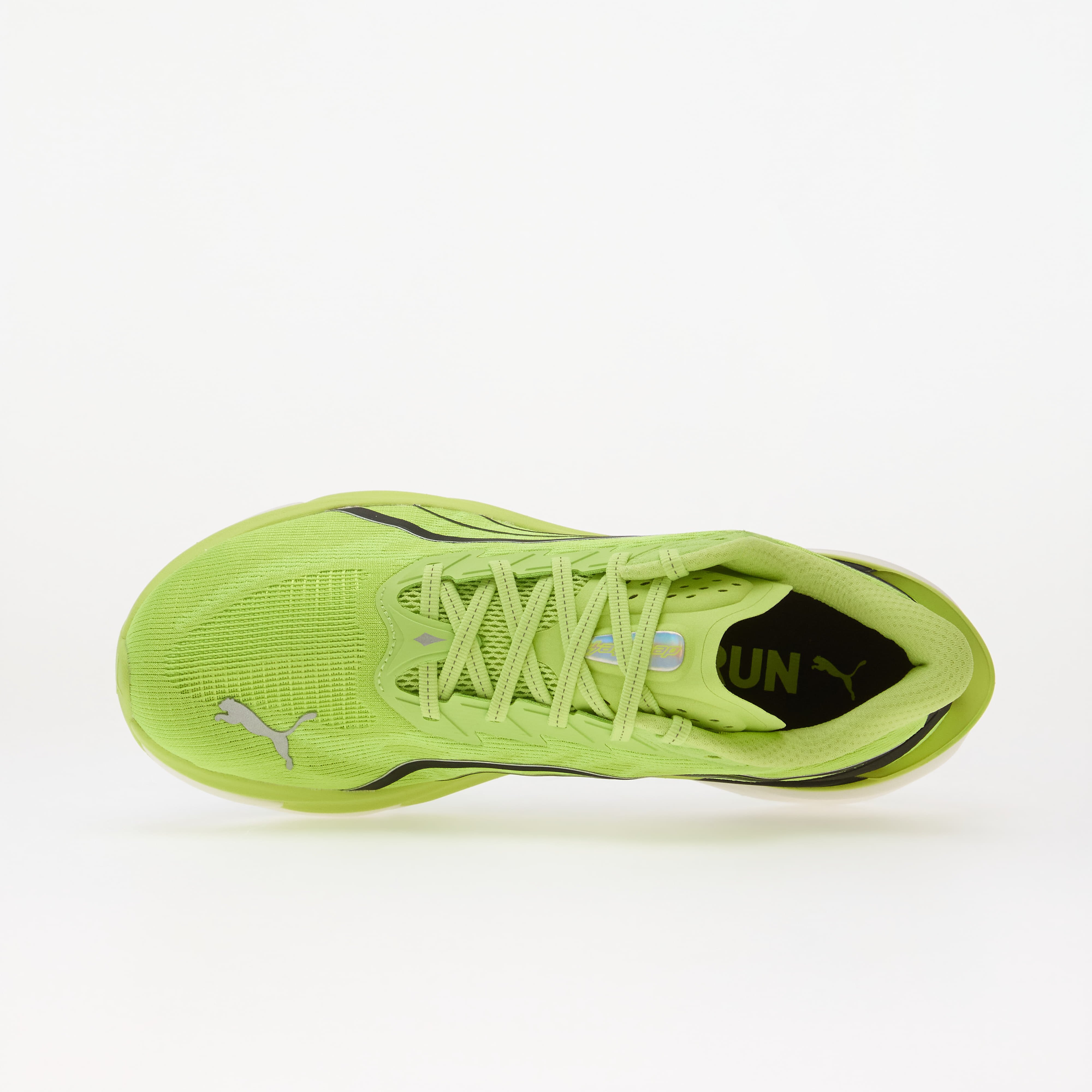 Puma Сникърси Deviate Nitro 4 Sunny Lime/ Black