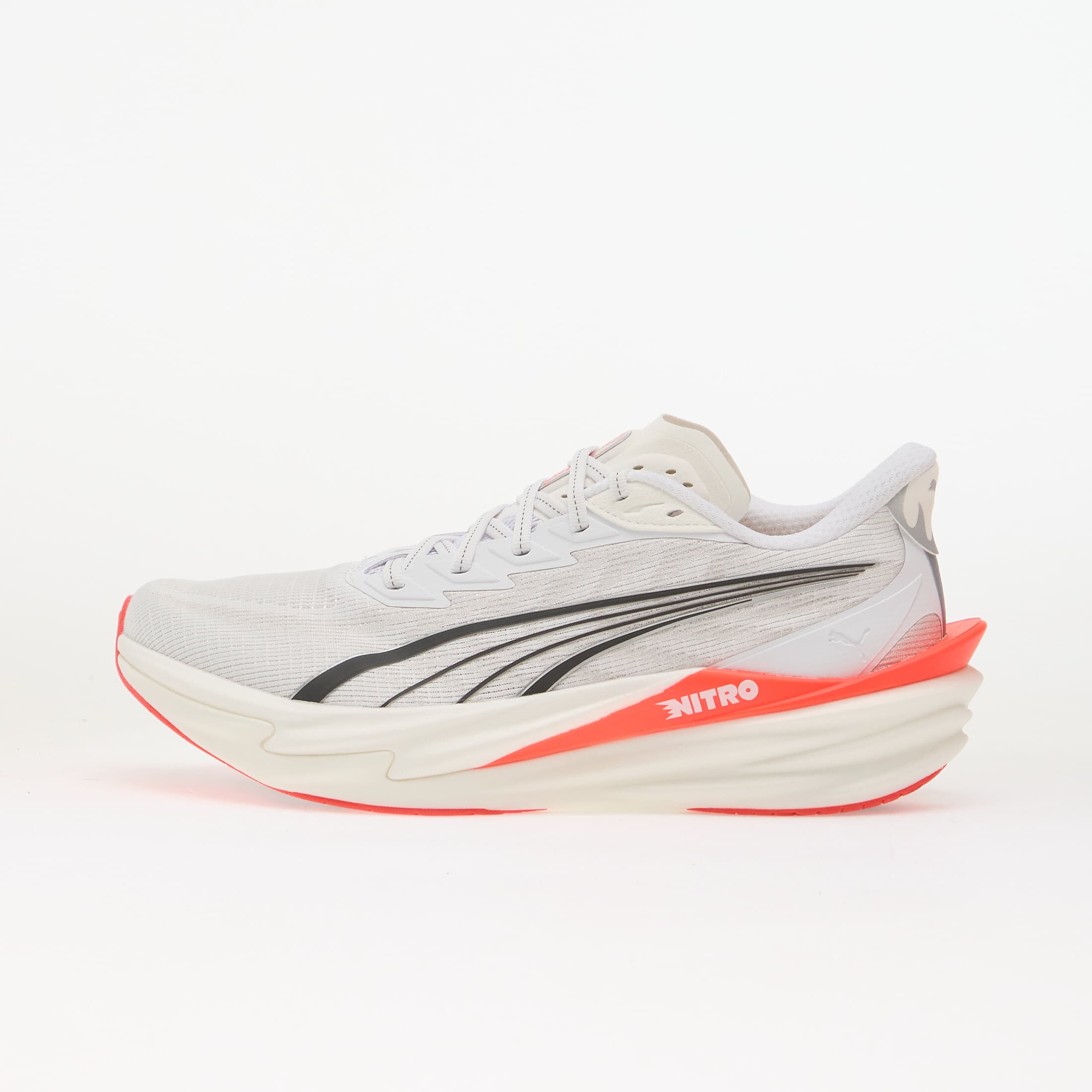 Puma Сникърси Deviate Nitro 4 White/ Ultra Red