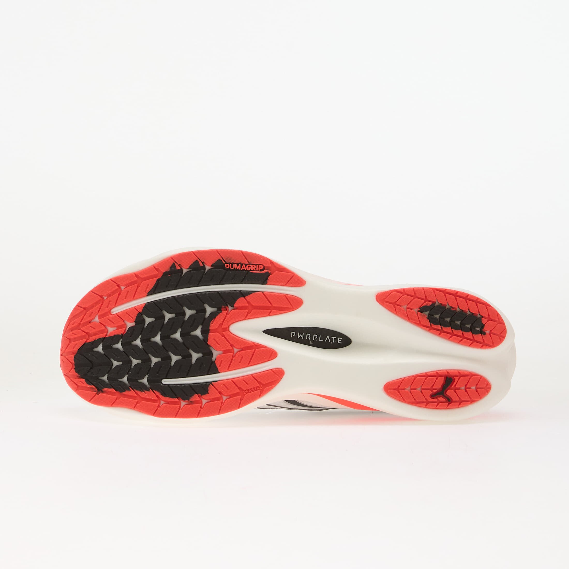 Puma Сникърси Deviate Nitro 4 White/ Ultra Red