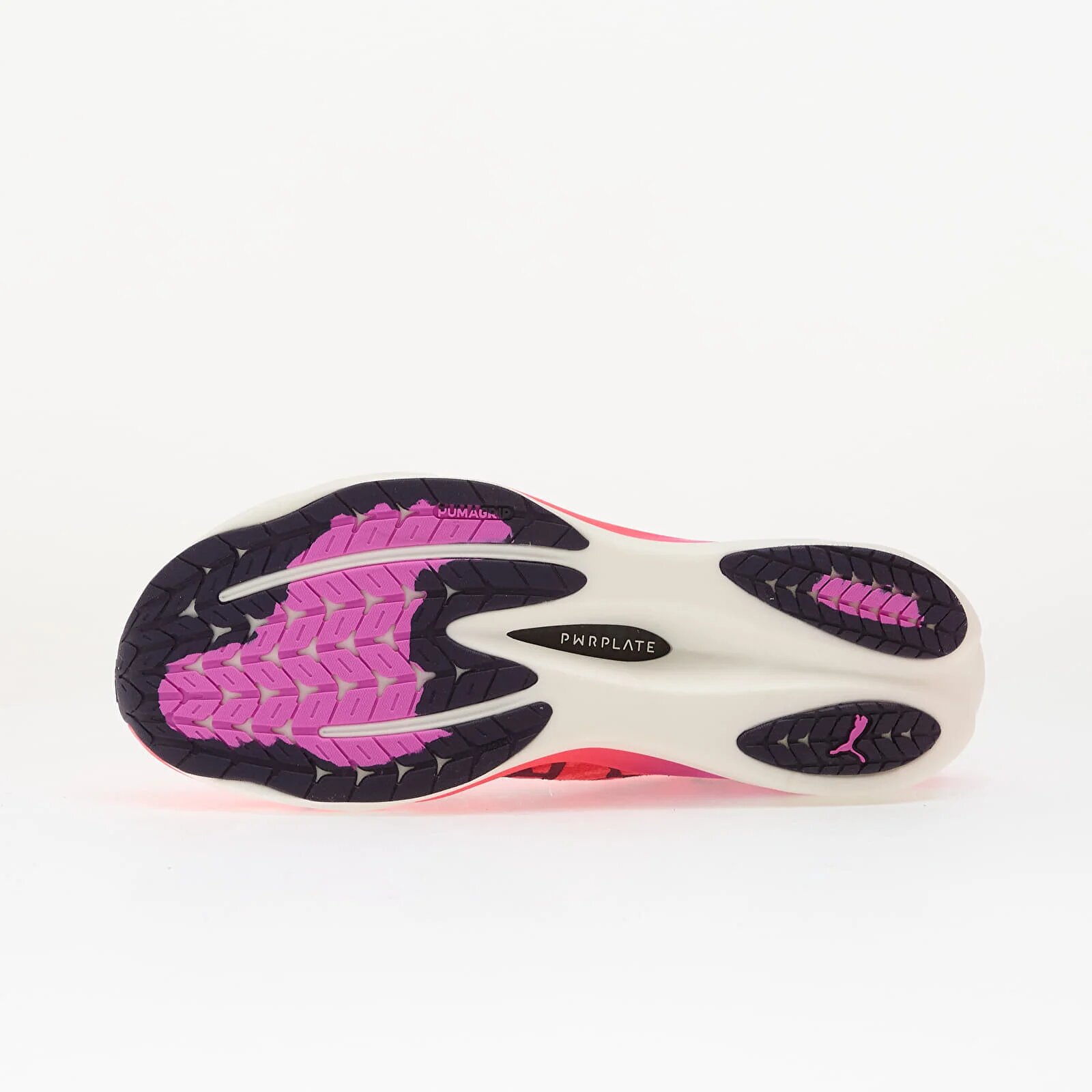 Puma Сникърси Deviate NITRO 4 X HYROX White/ Electric Orchid/ Pink