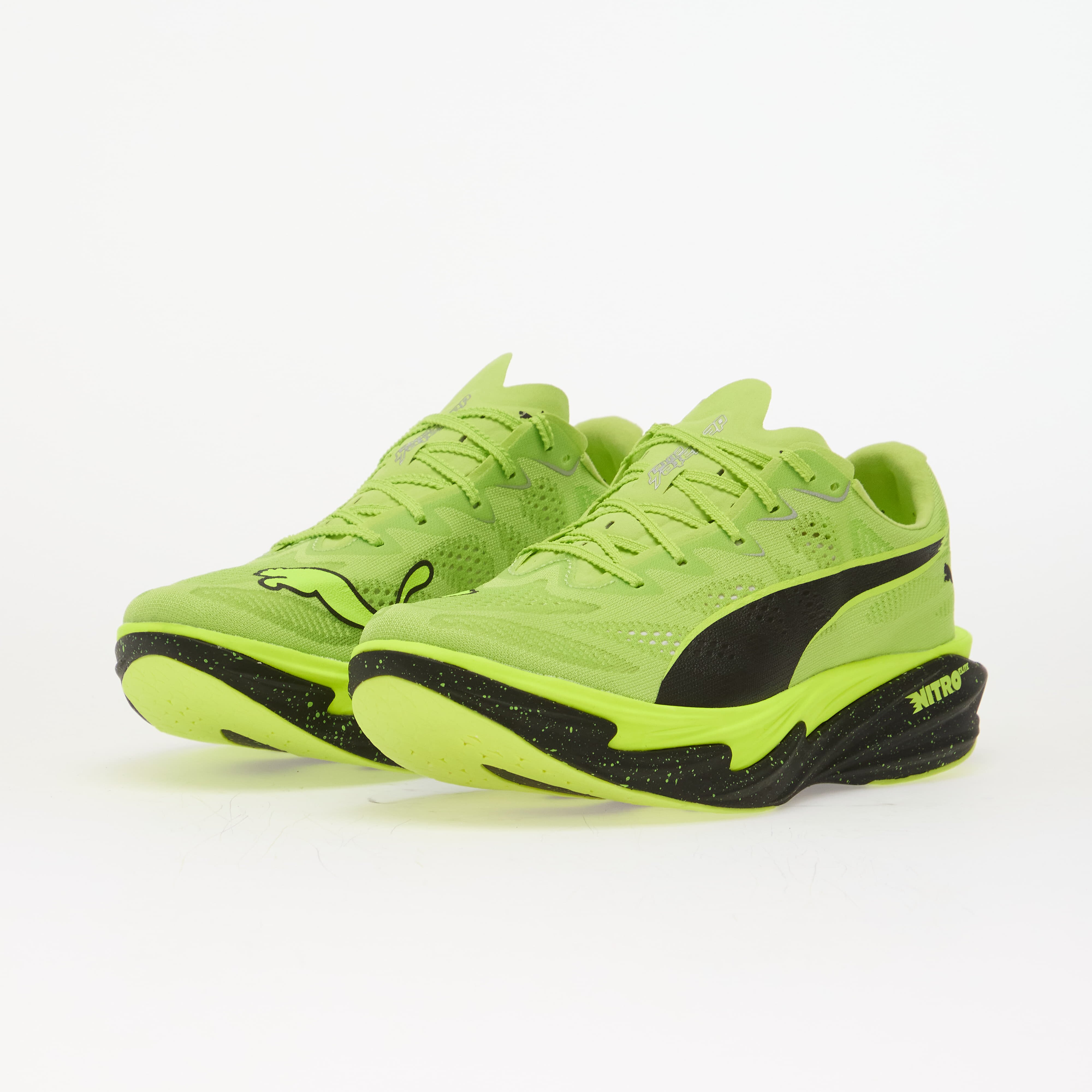 Puma Сникърси Deviate Nitro Elite 4 Sunny Lime/ Black