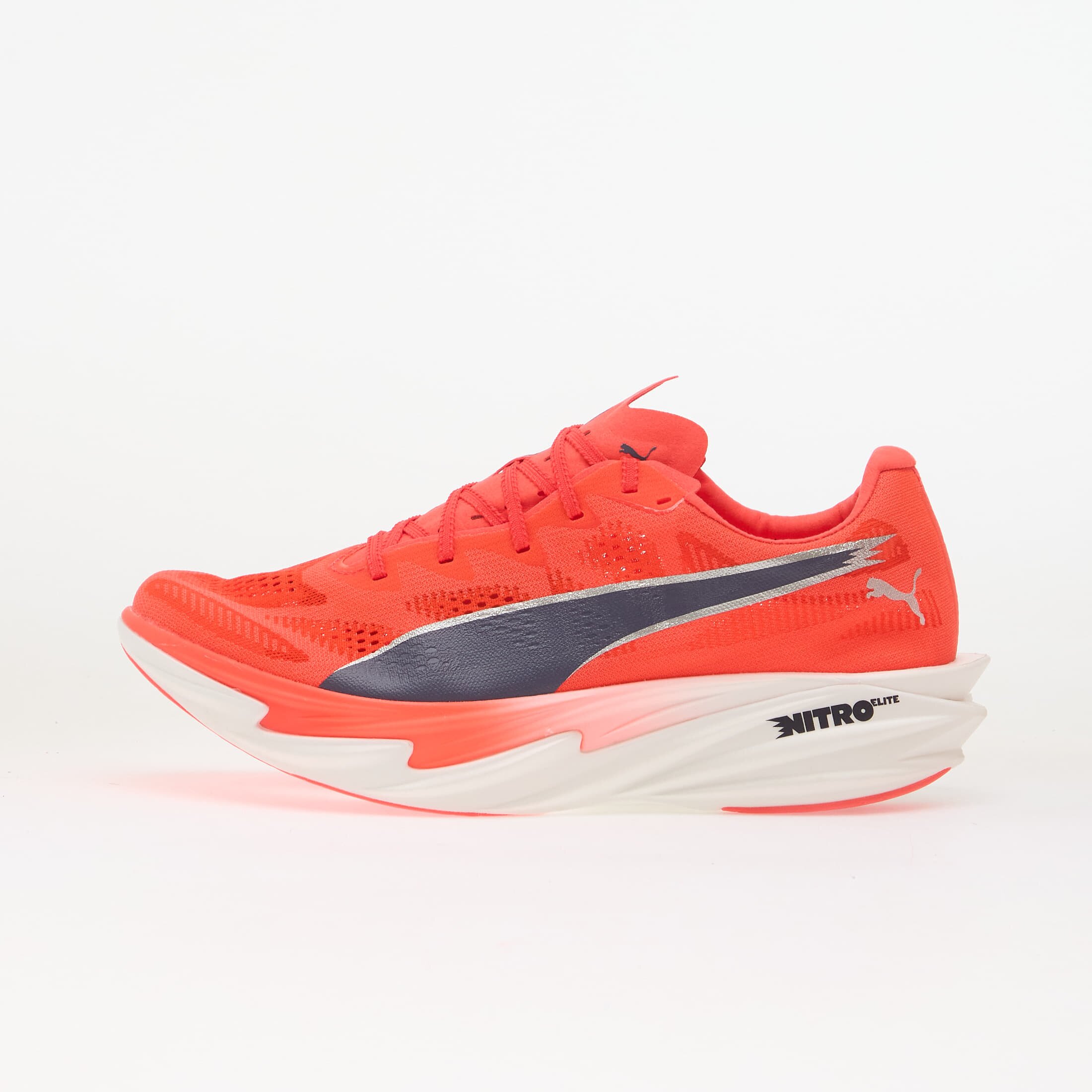 Puma Сникърси Deviate Nitro Elite 4 Ultra Red/ Inky Depths/ White