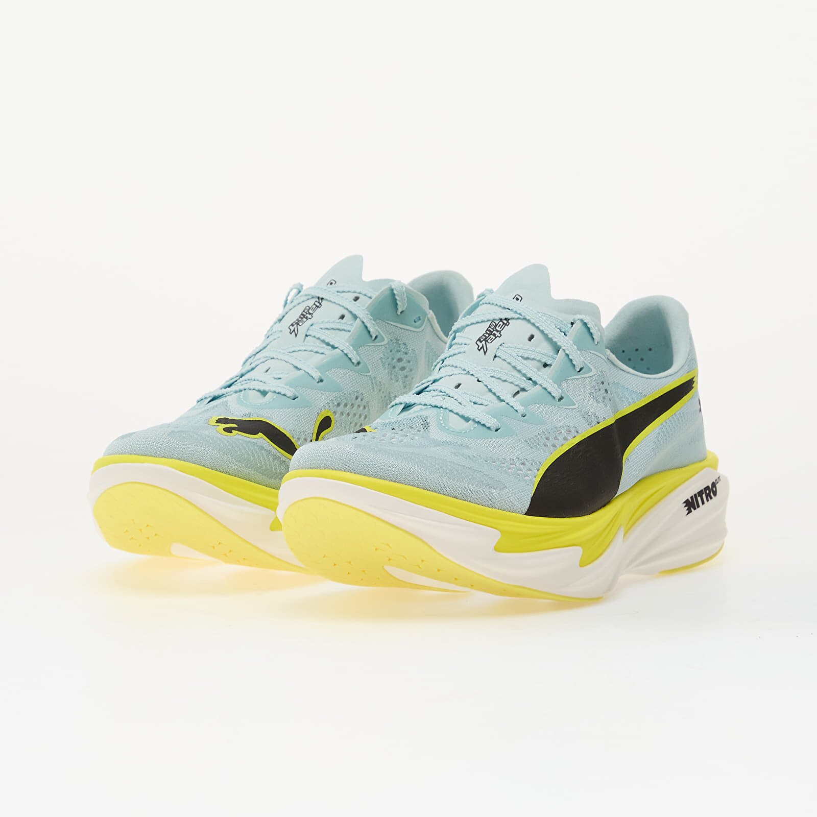 Puma Сникърси Deviate NITRO Elite 4 Wns Fresh Water/ Lemon Crush