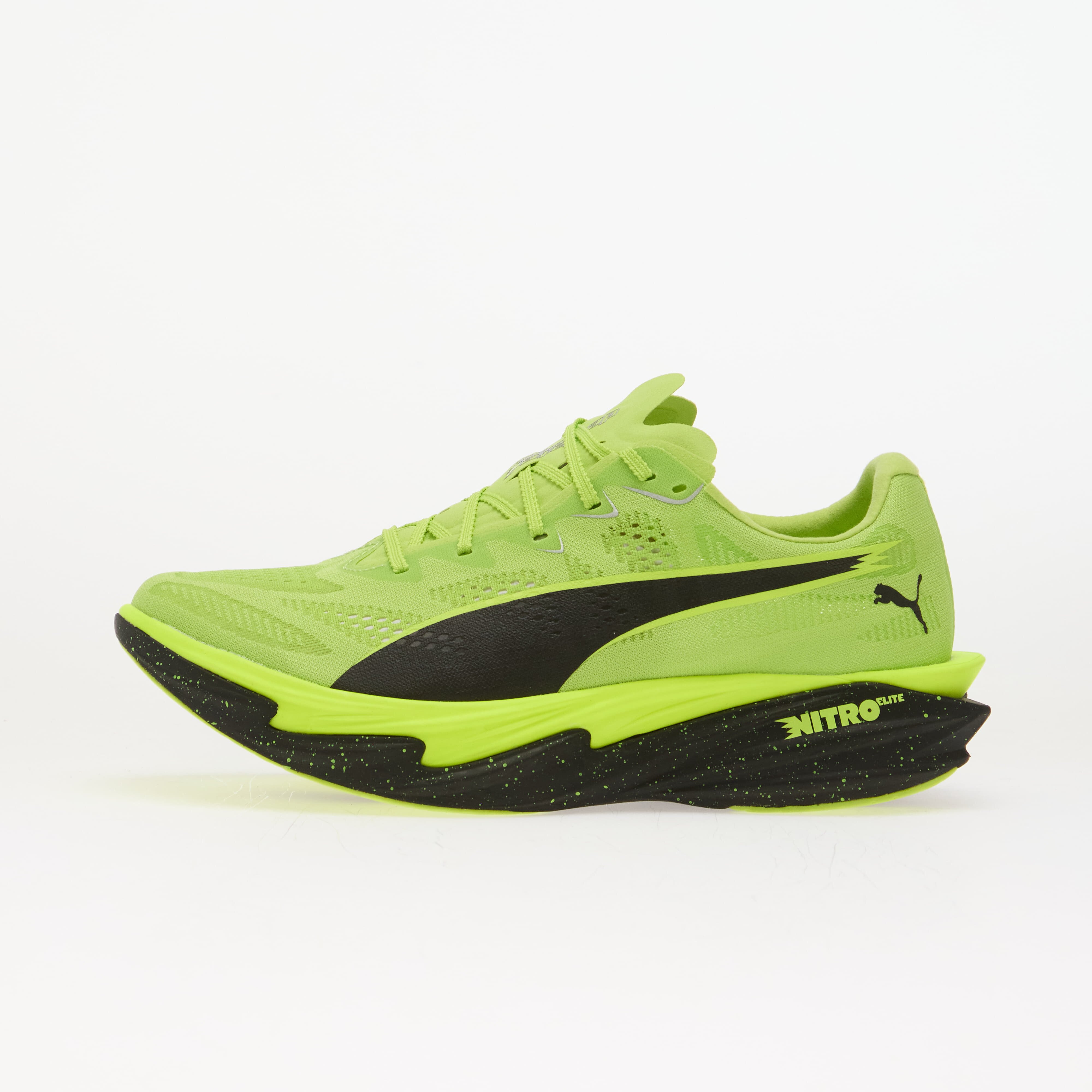 Puma Сникърси Deviate Nitro Elite 4 Wns Sunny Lime/ Black