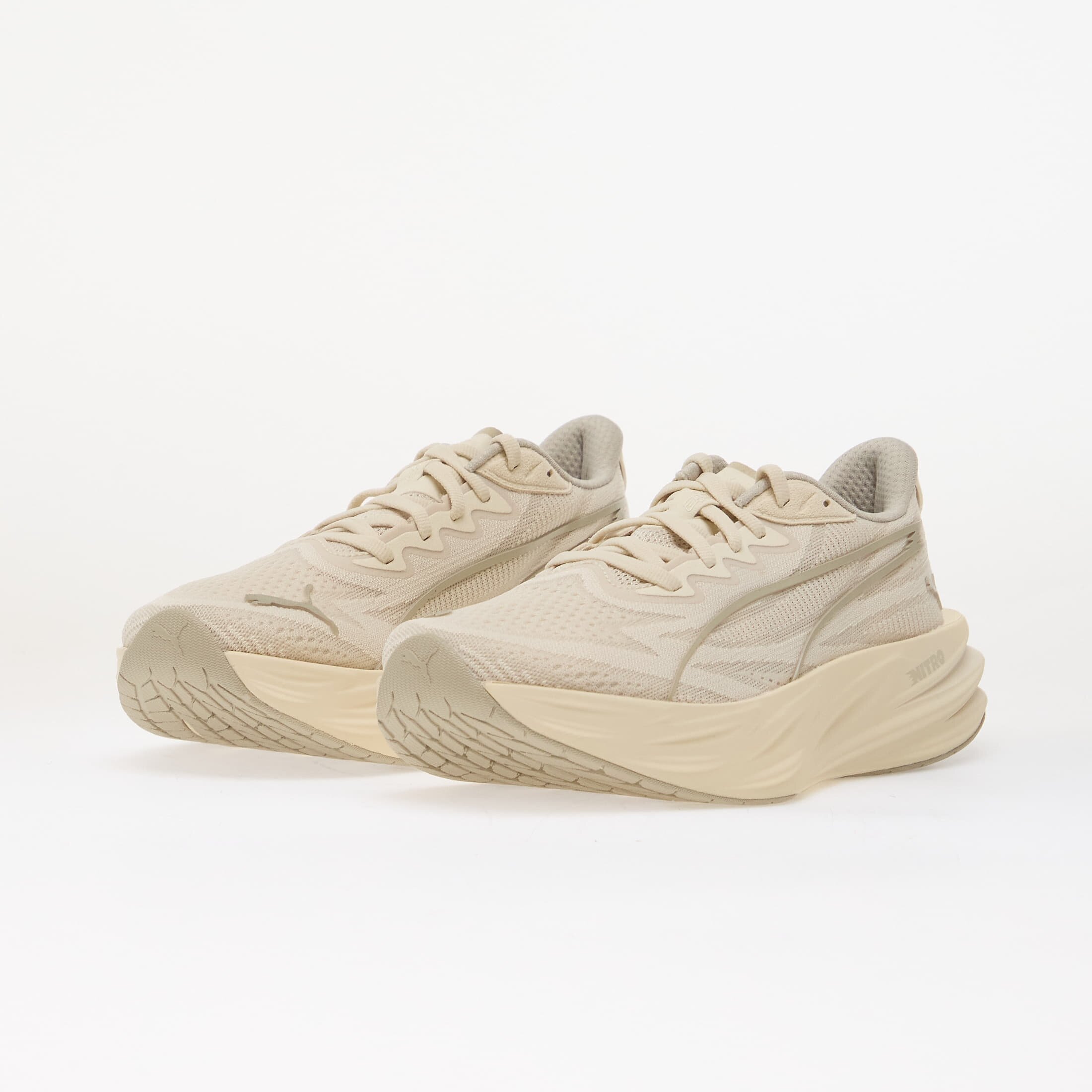 Puma Сникърси Deviate Pure Nitro Wns Alpine Snow/ Warm White