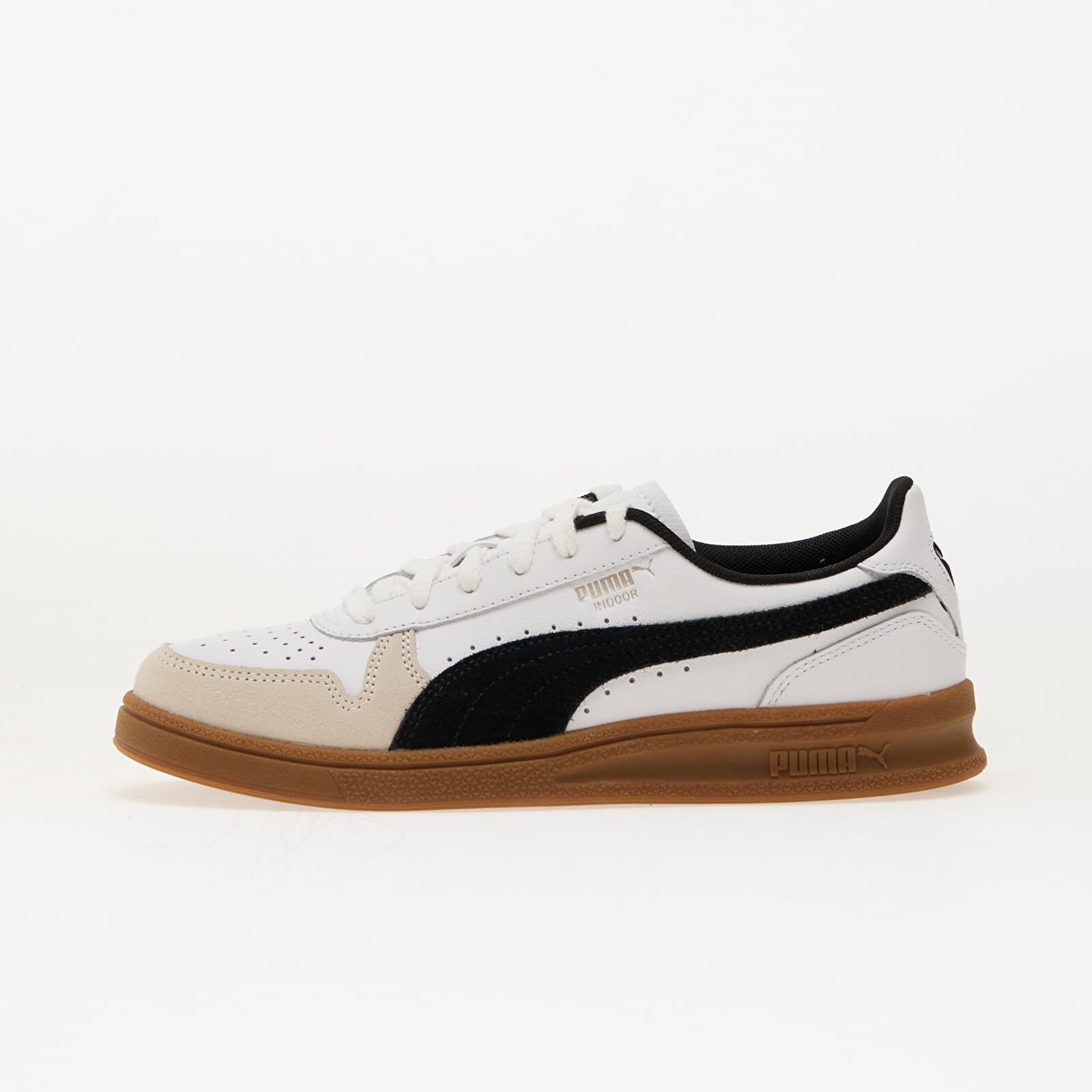 Puma Сникърси Indoor White- Black-Gum