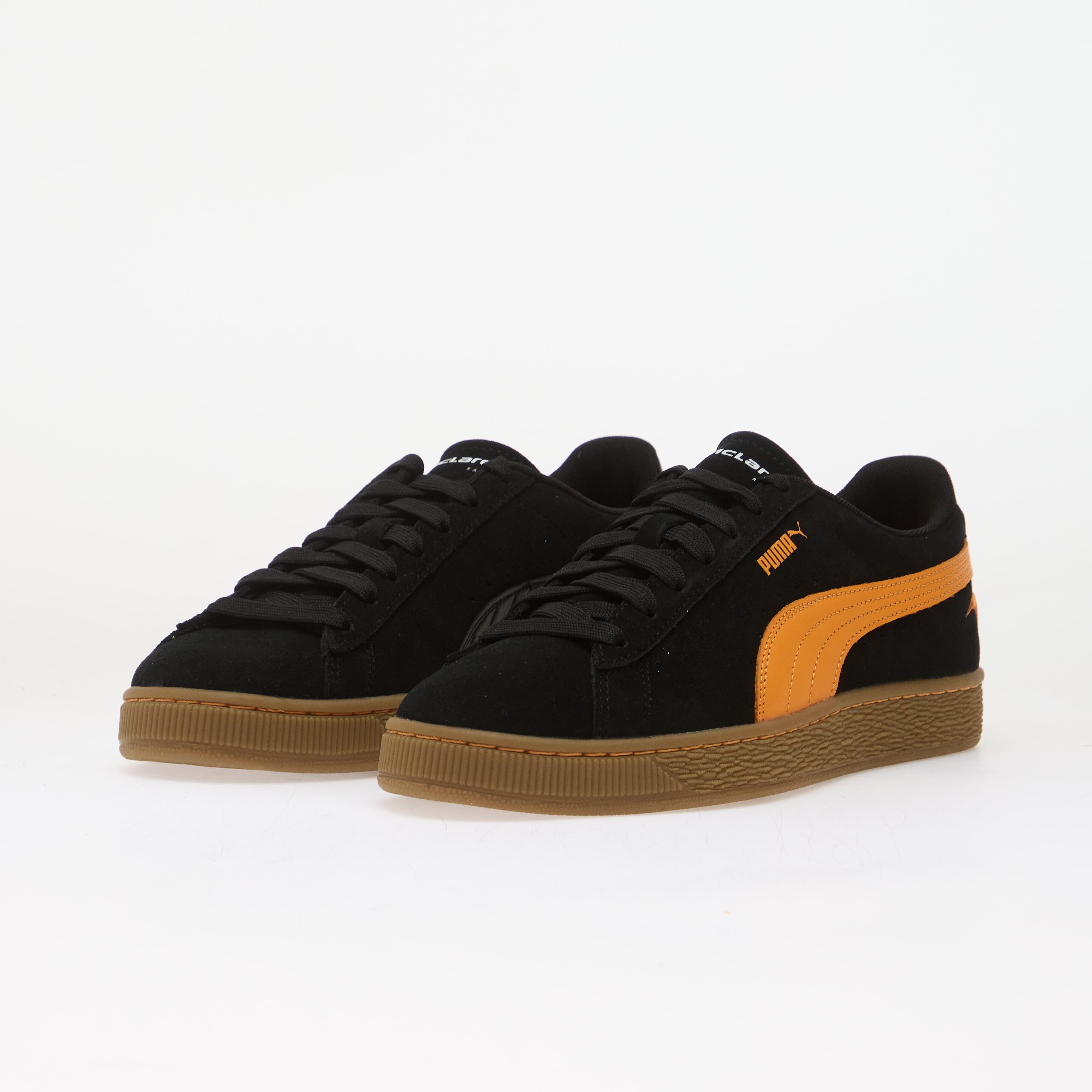 Puma Сникърси Mclaren Suede Og Black/ Papaya