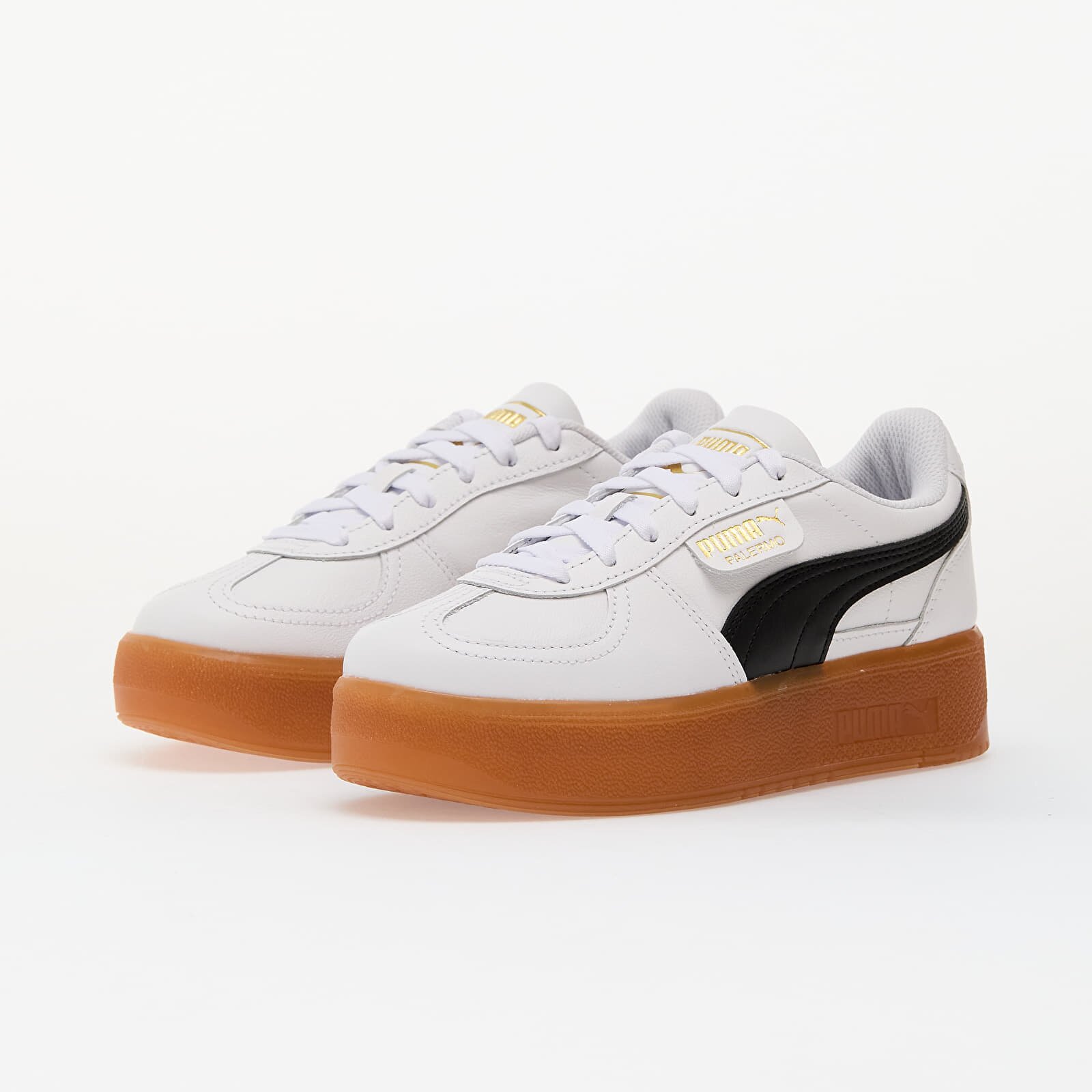 Puma Сникърси Palermo Elevata Lth Wns White-Gum