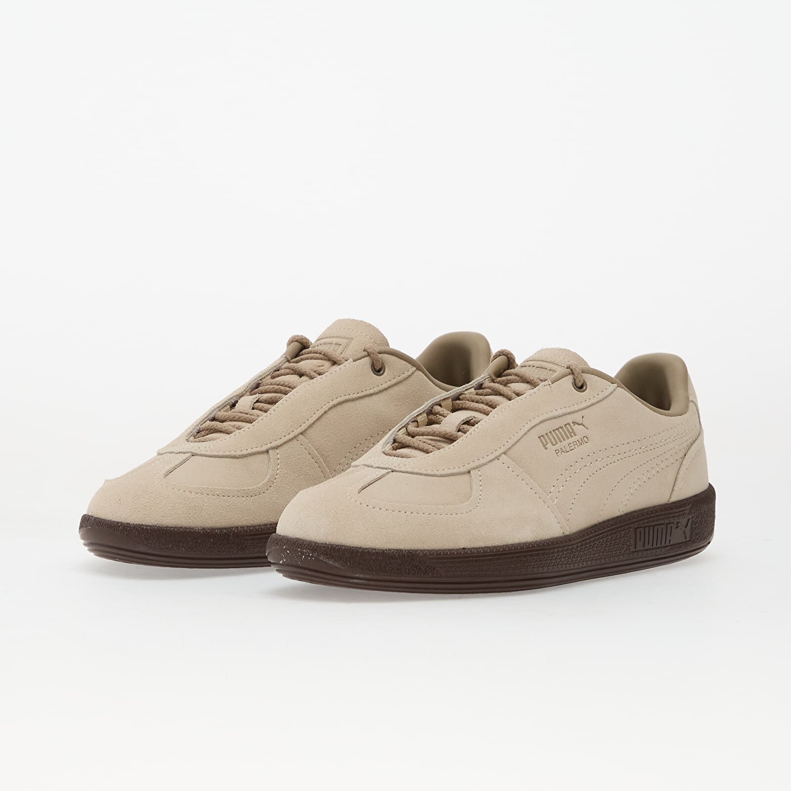 Puma Сникърси Palermo Graftman Alpine Snow-Chestnut Brown