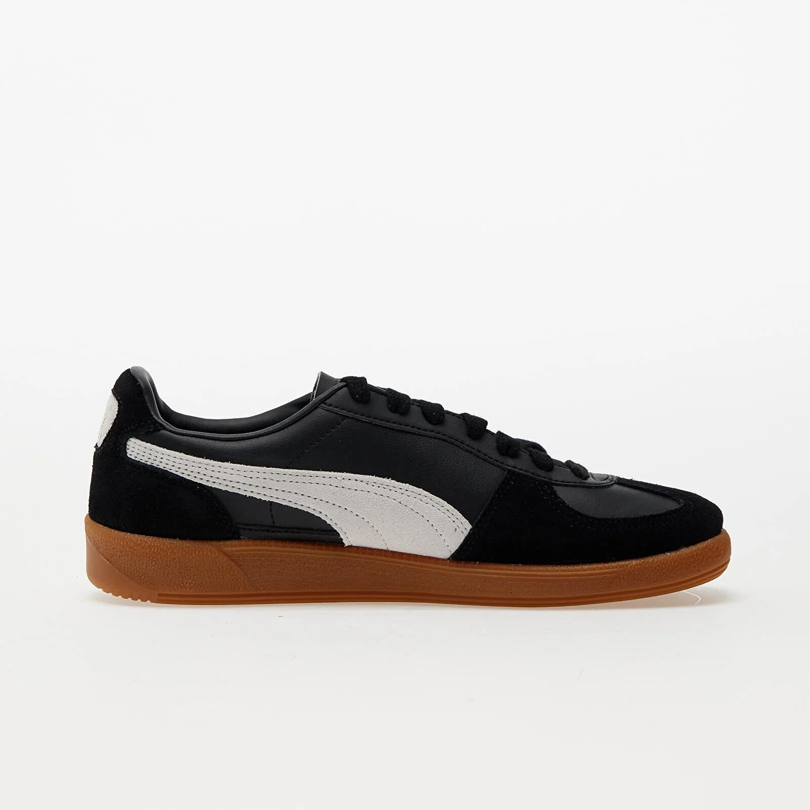 Puma Сникърси Palermo Lth Black/ Feather Gray/ Gum
