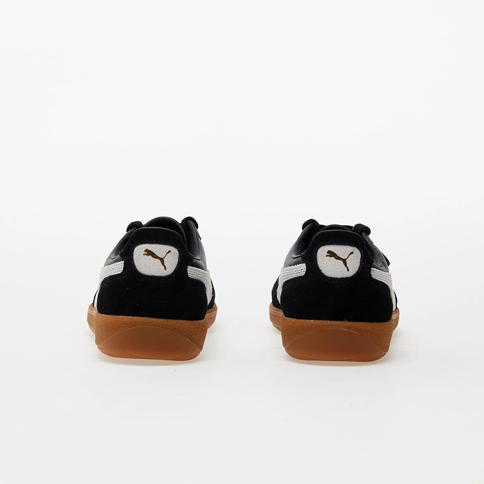 Puma Сникърси Palermo Lth Black/ Feather Gray/ Gum