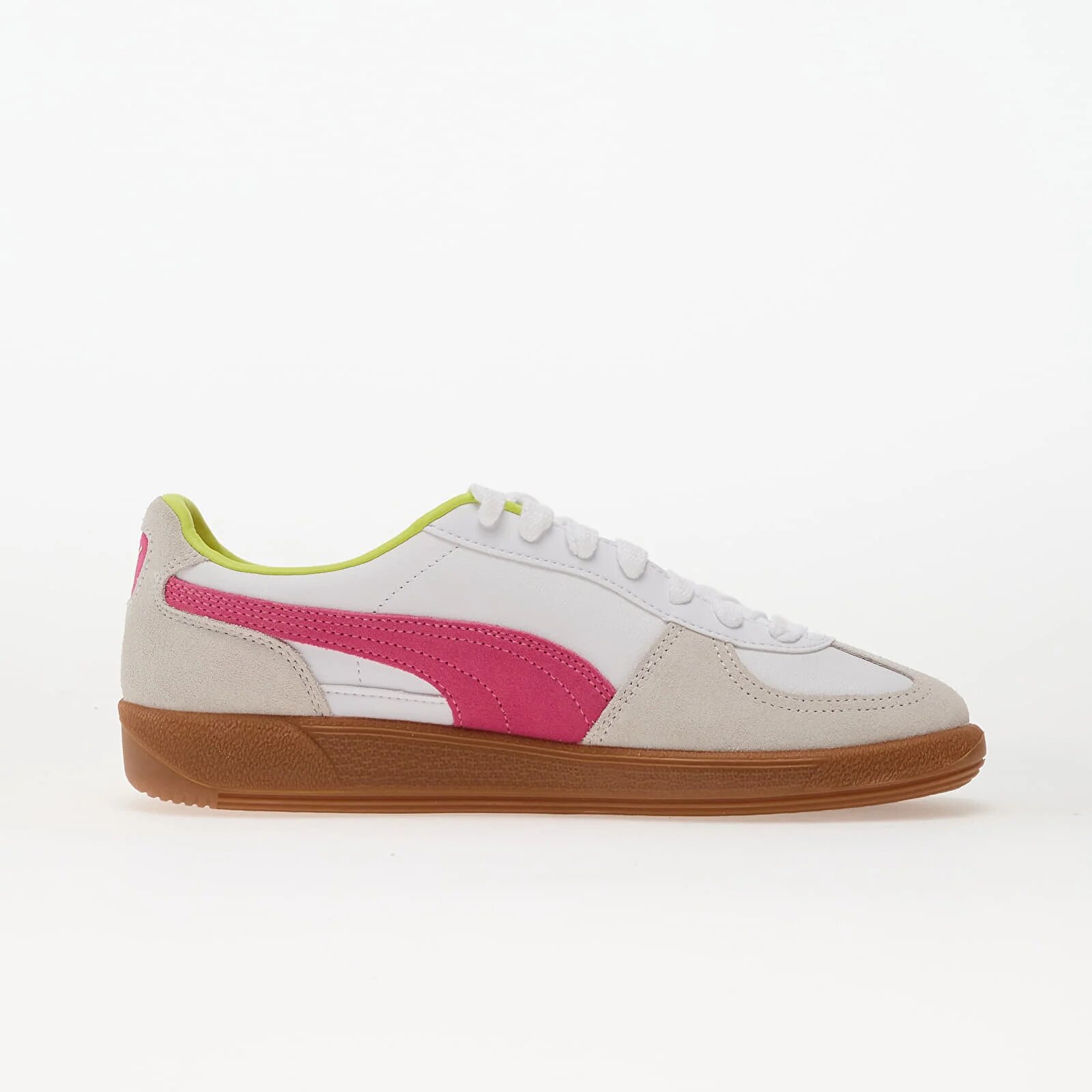 Puma Сникърси Palermo Lth White-Fluro Pink Pes