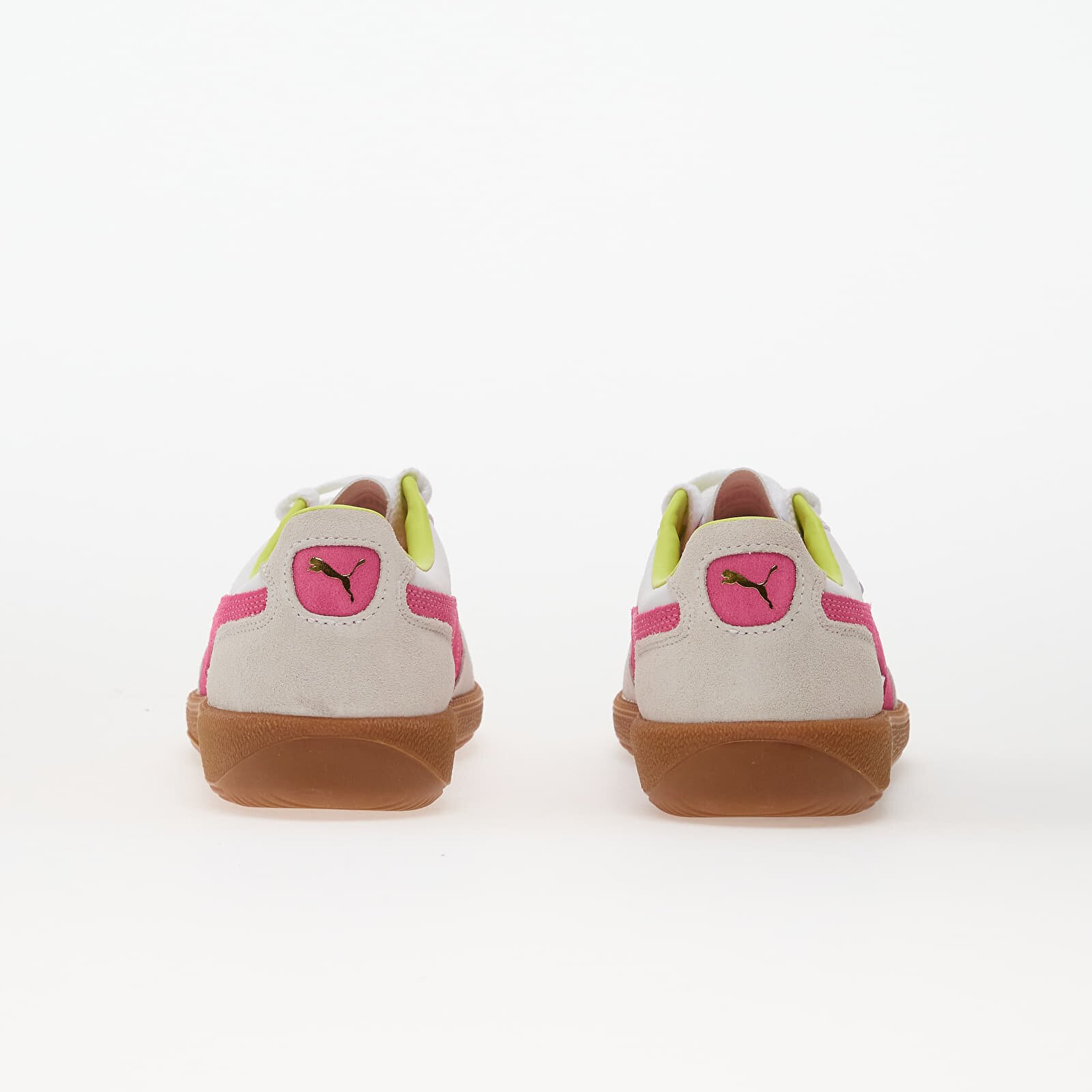 Puma Сникърси Palermo Lth White-Fluro Pink Pes