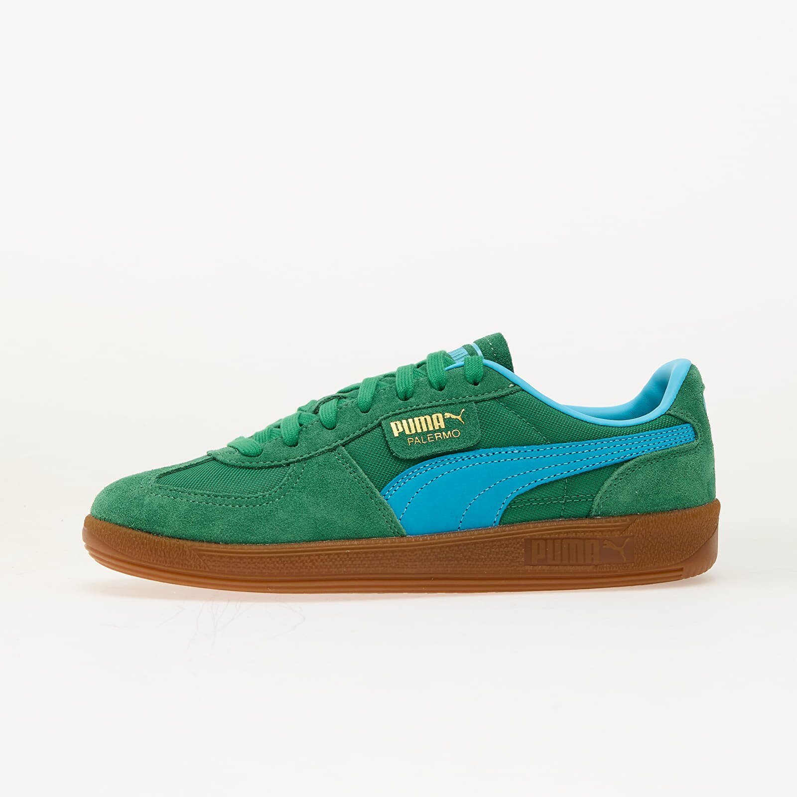 Puma Сникърси Palermo Vintage Update Archive Green-Bright Aqua