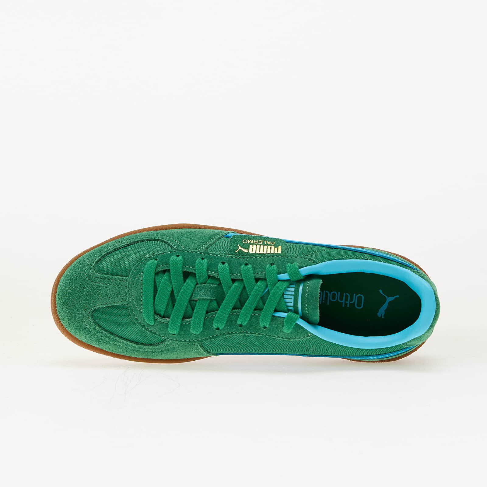 Puma Сникърси Palermo Vintage Update Archive Green-Bright Aqua