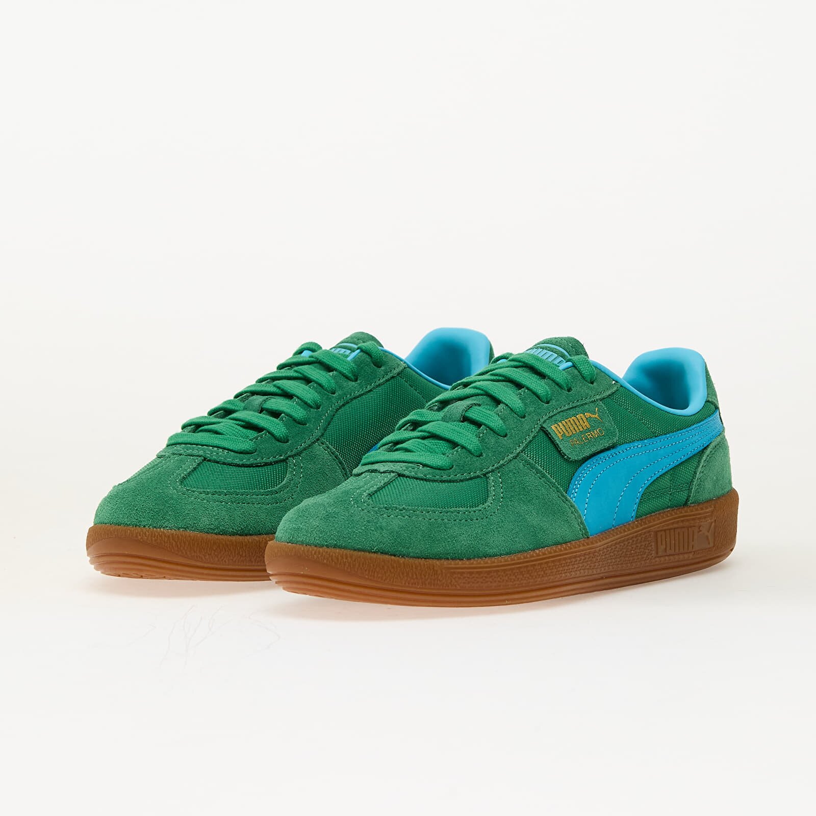 Puma Сникърси Palermo Vintage Update Archive Green-Bright Aqua