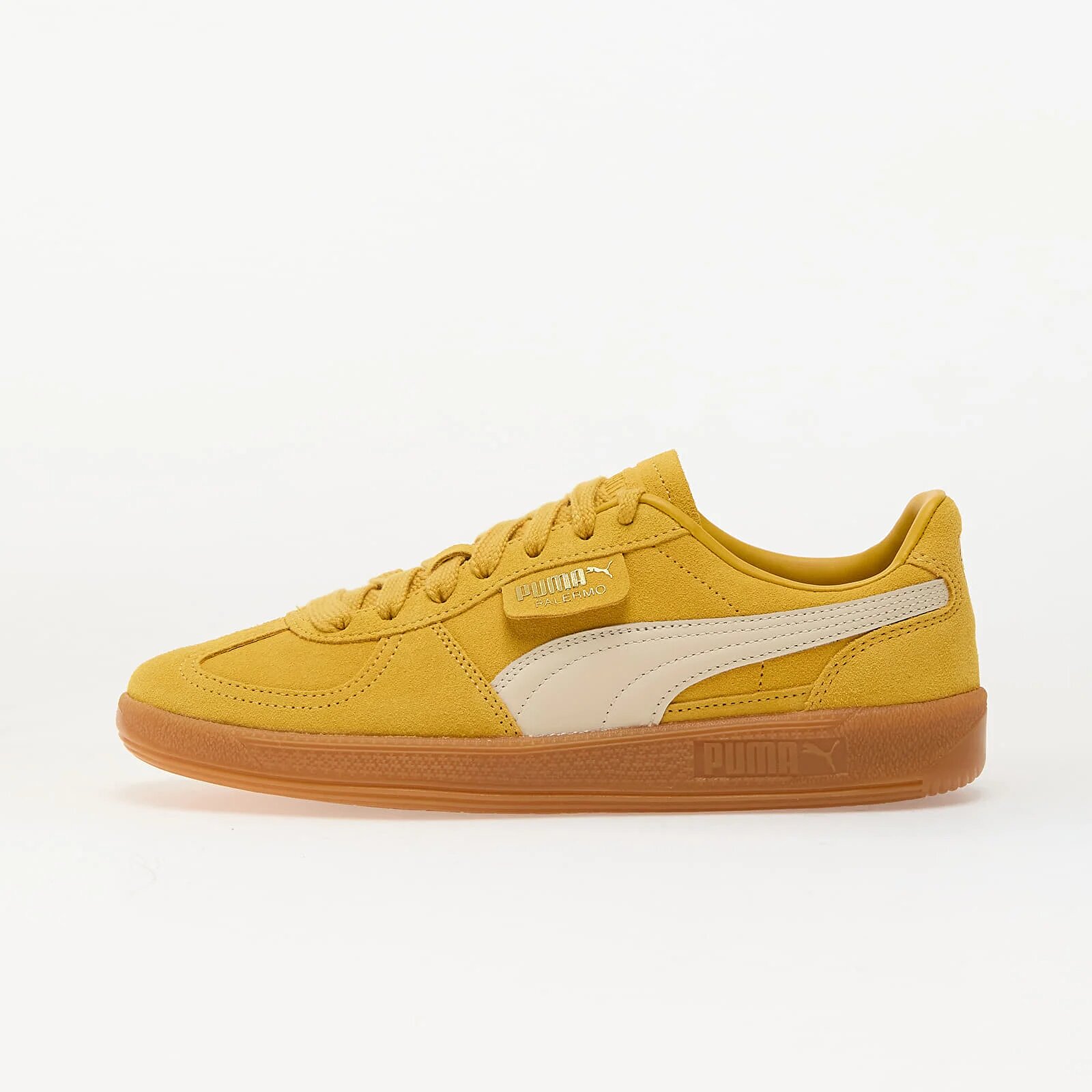 Puma Сникърси Palermo Yellow Sizzle-Alpine Snow