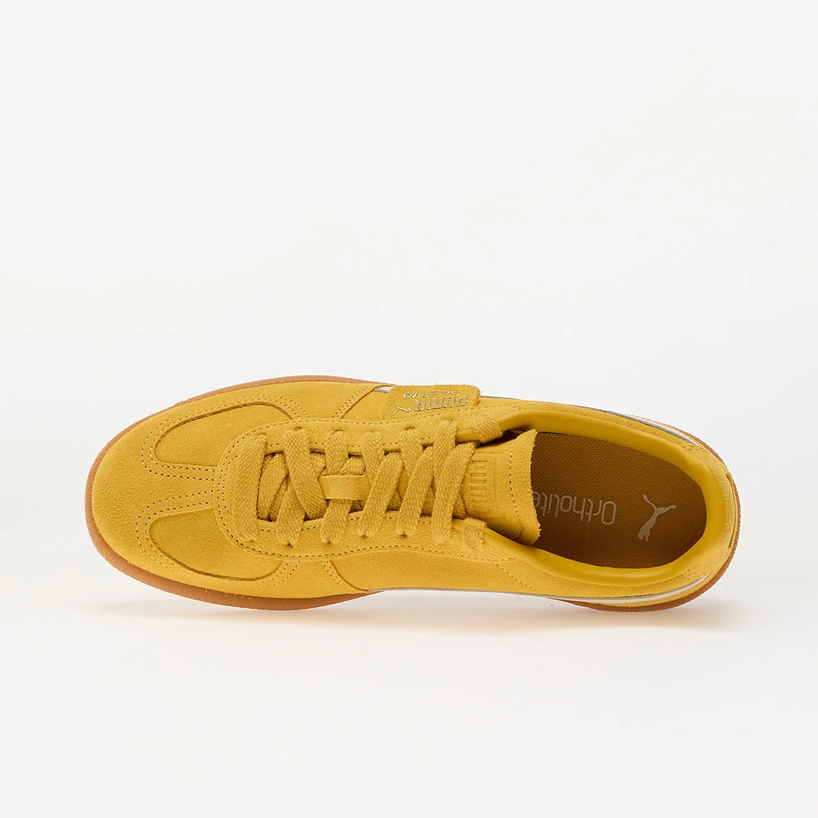 Puma Сникърси Palermo Yellow Sizzle-Alpine Snow