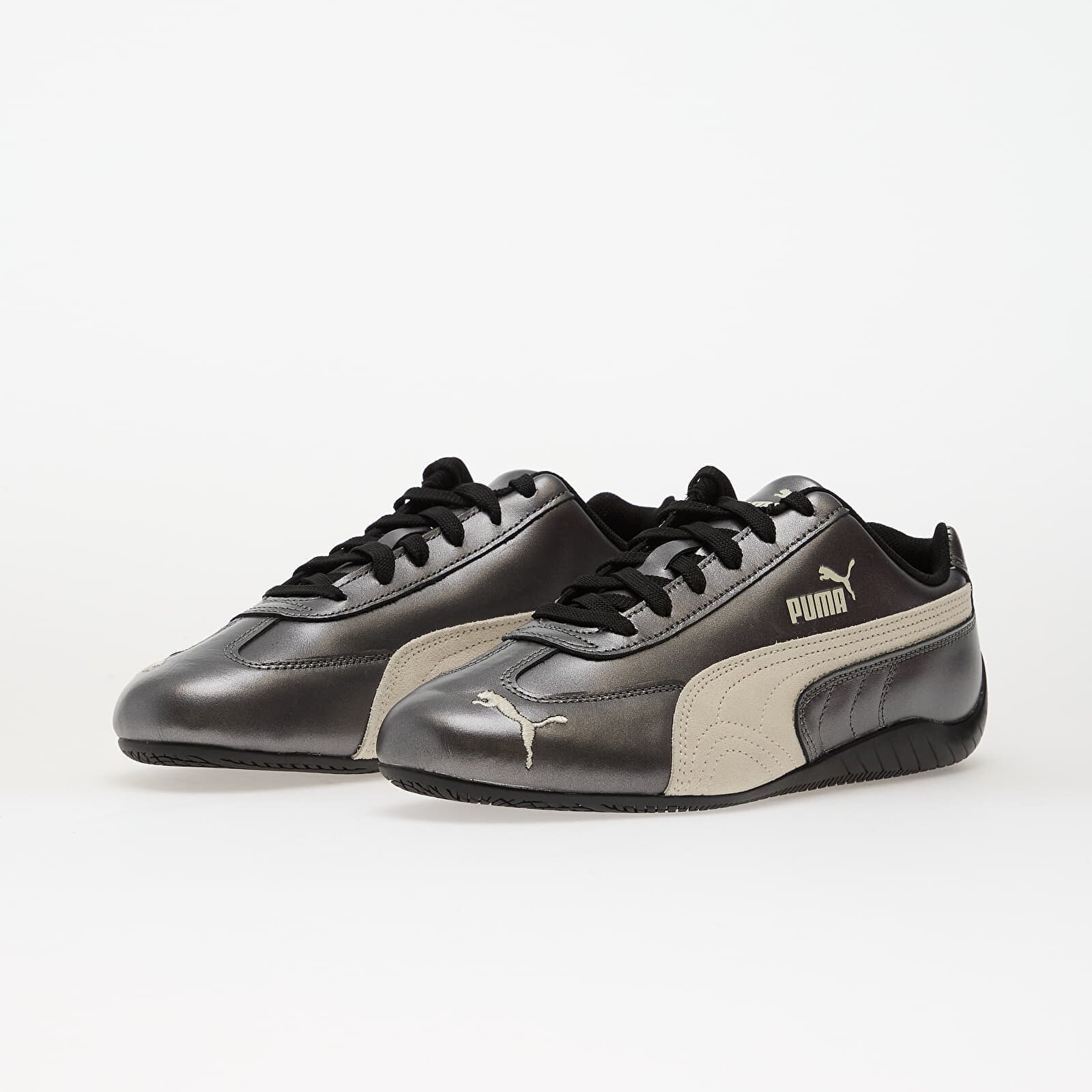Puma Сникърси Speedcat Metallic Black-Warm White