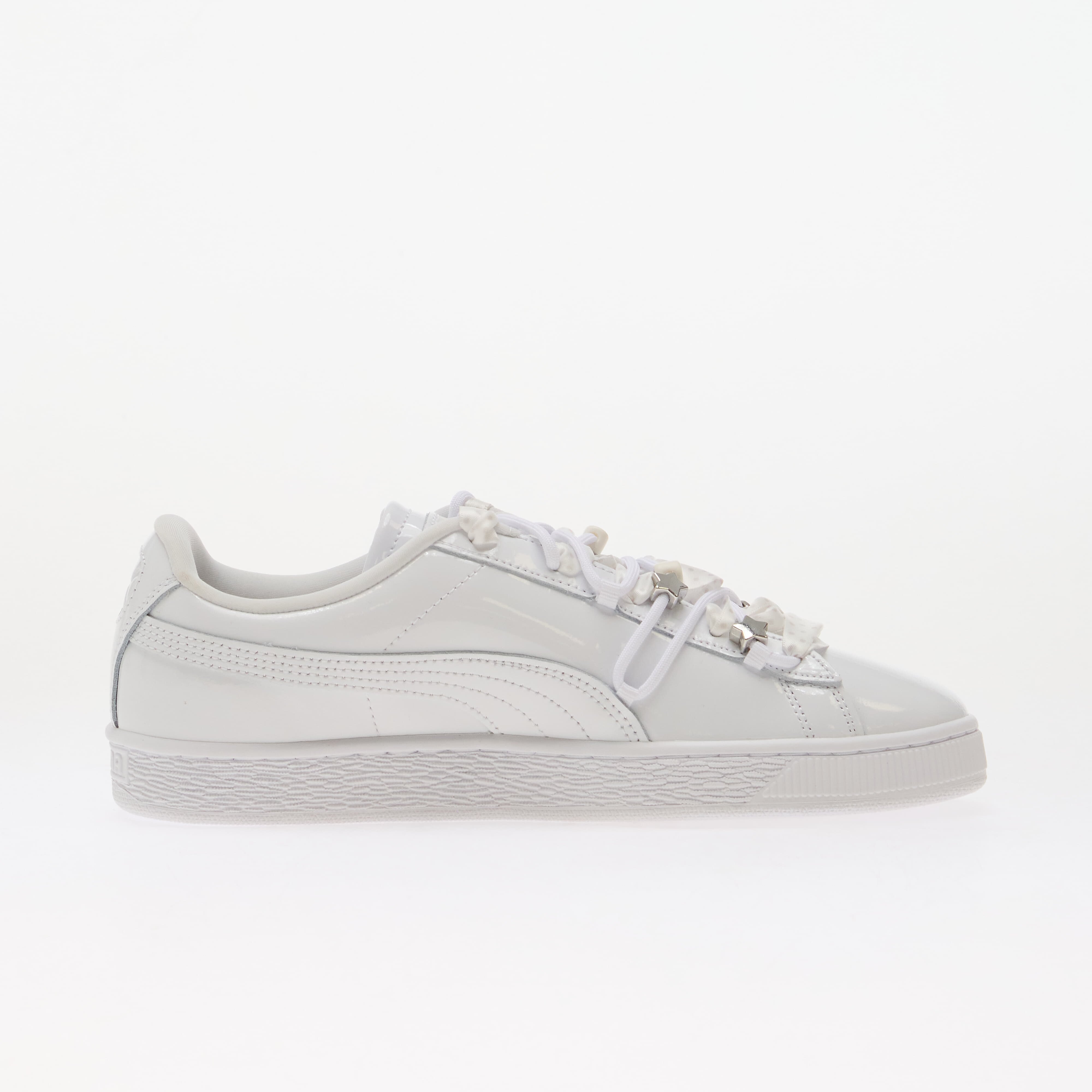 Puma Сникърси Suede Bloom Patent Wns White/ Feather Gray