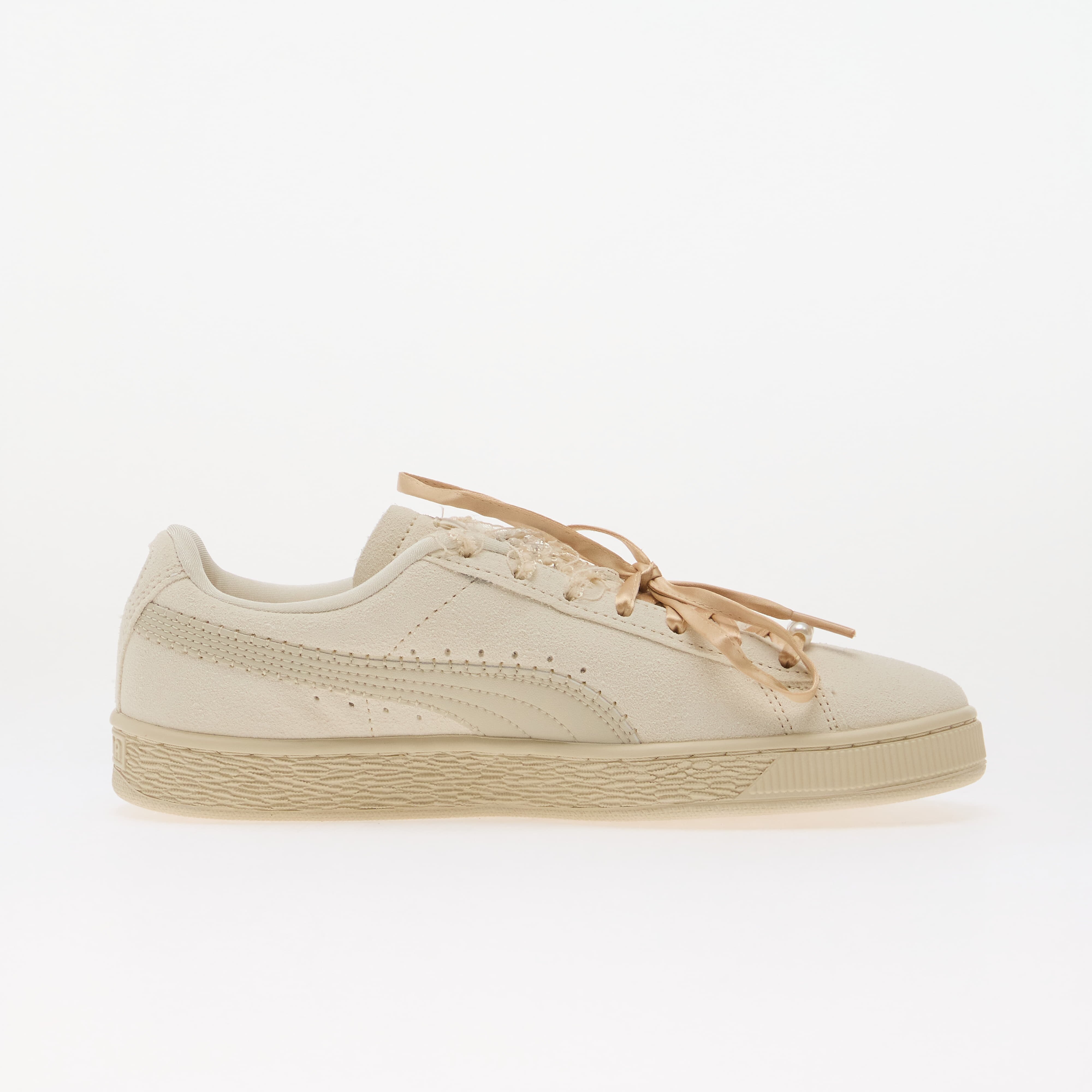 Puma Сникърси Suede Bloom Wns Frosted Ivory/ Silver Fog