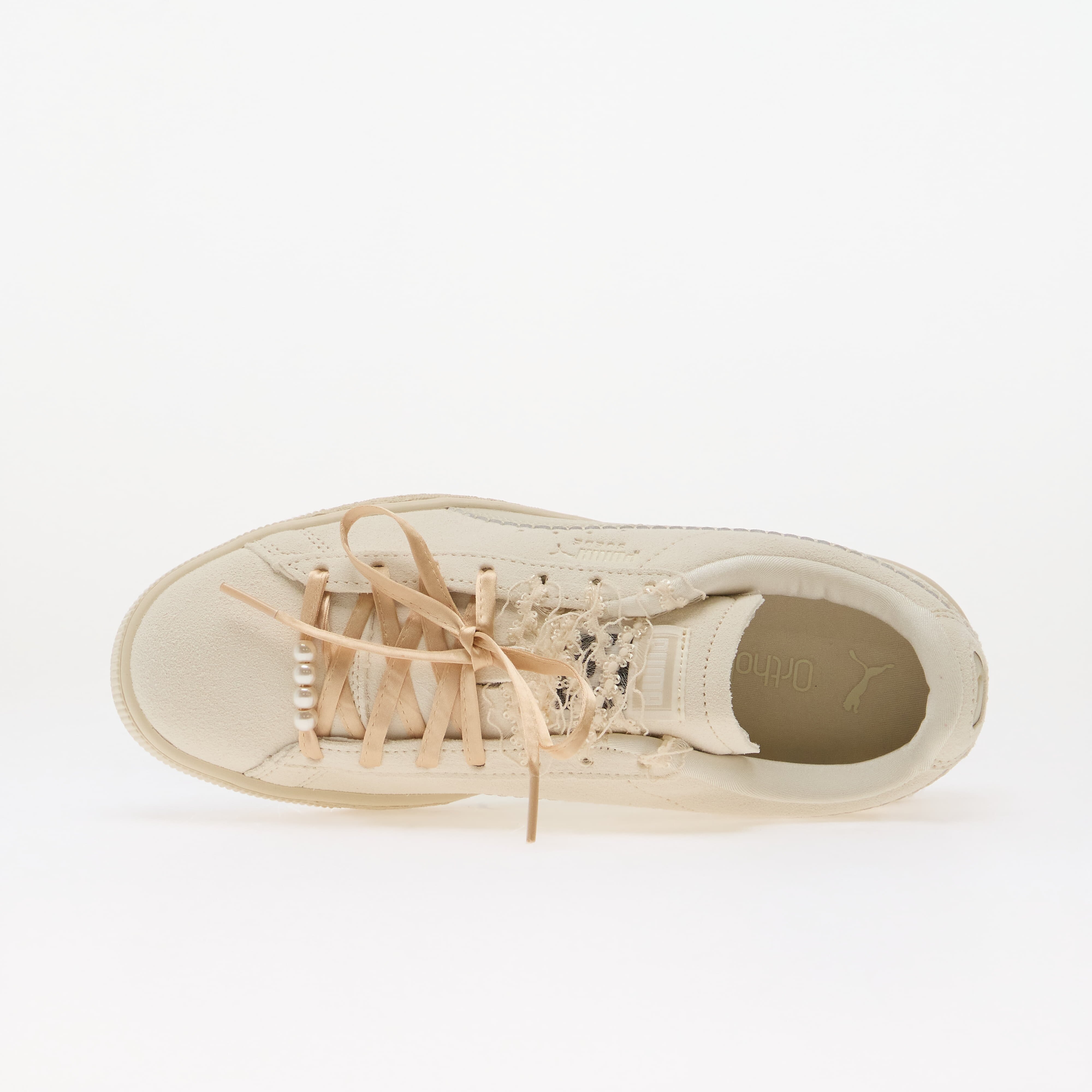 Puma Сникърси Suede Bloom Wns Frosted Ivory/ Silver Fog
