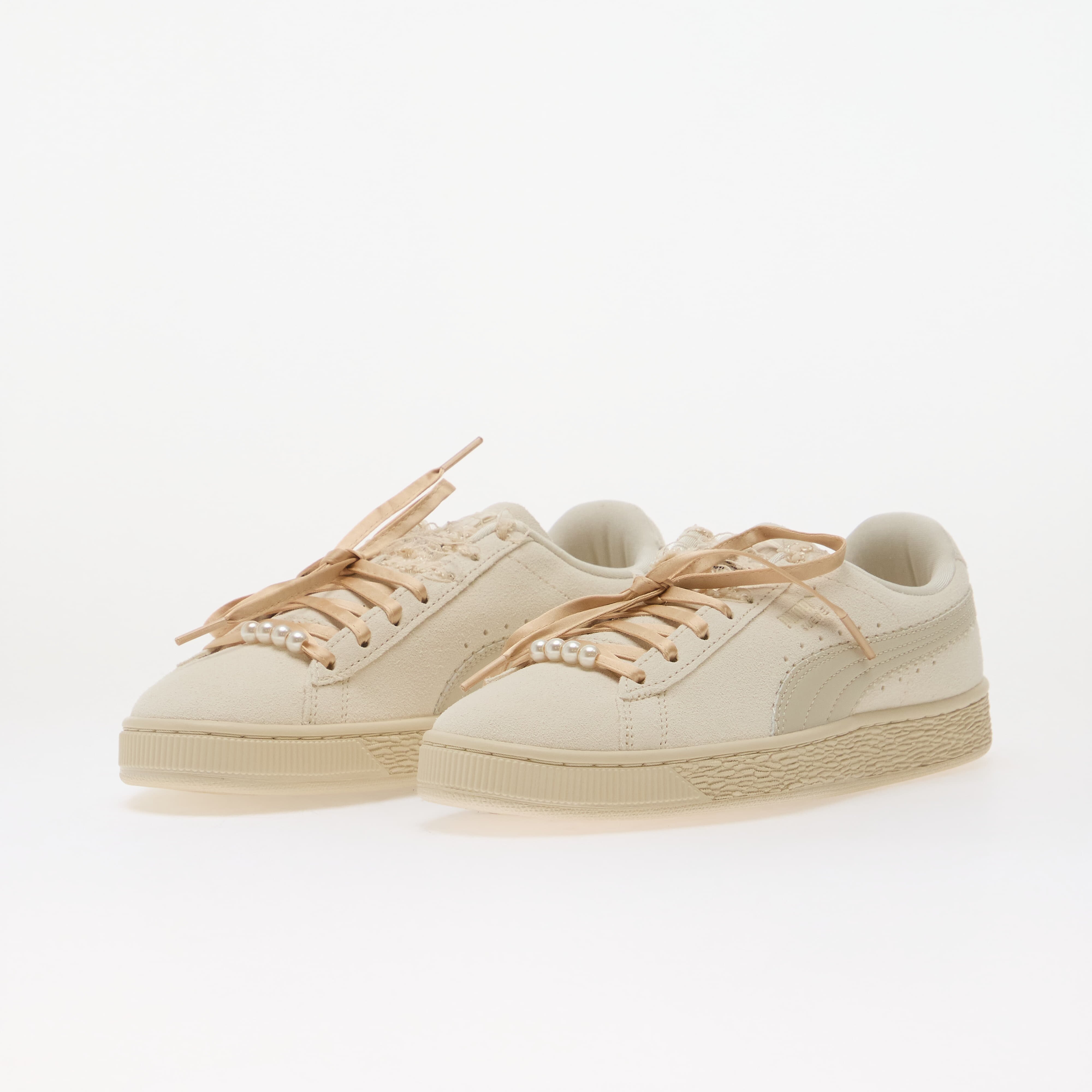 Puma Сникърси Suede Bloom Wns Frosted Ivory/ Silver Fog
