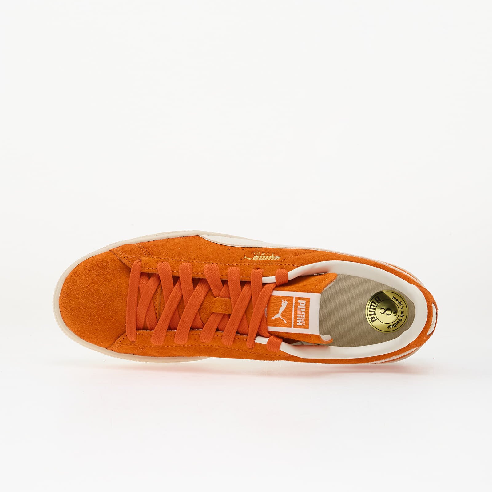 Puma Сникърси Suede Charles F. Stead Iv Orange Glo/ White