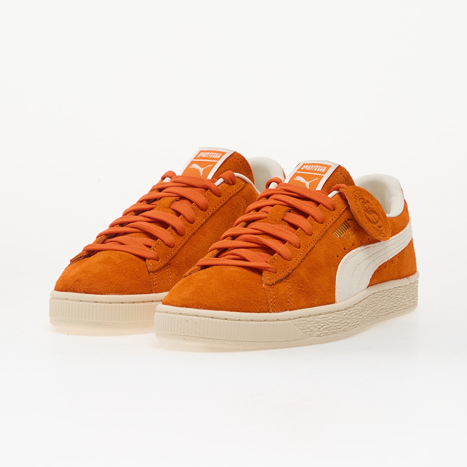 Puma Сникърси Suede Charles F. Stead Iv Orange Glo/ White