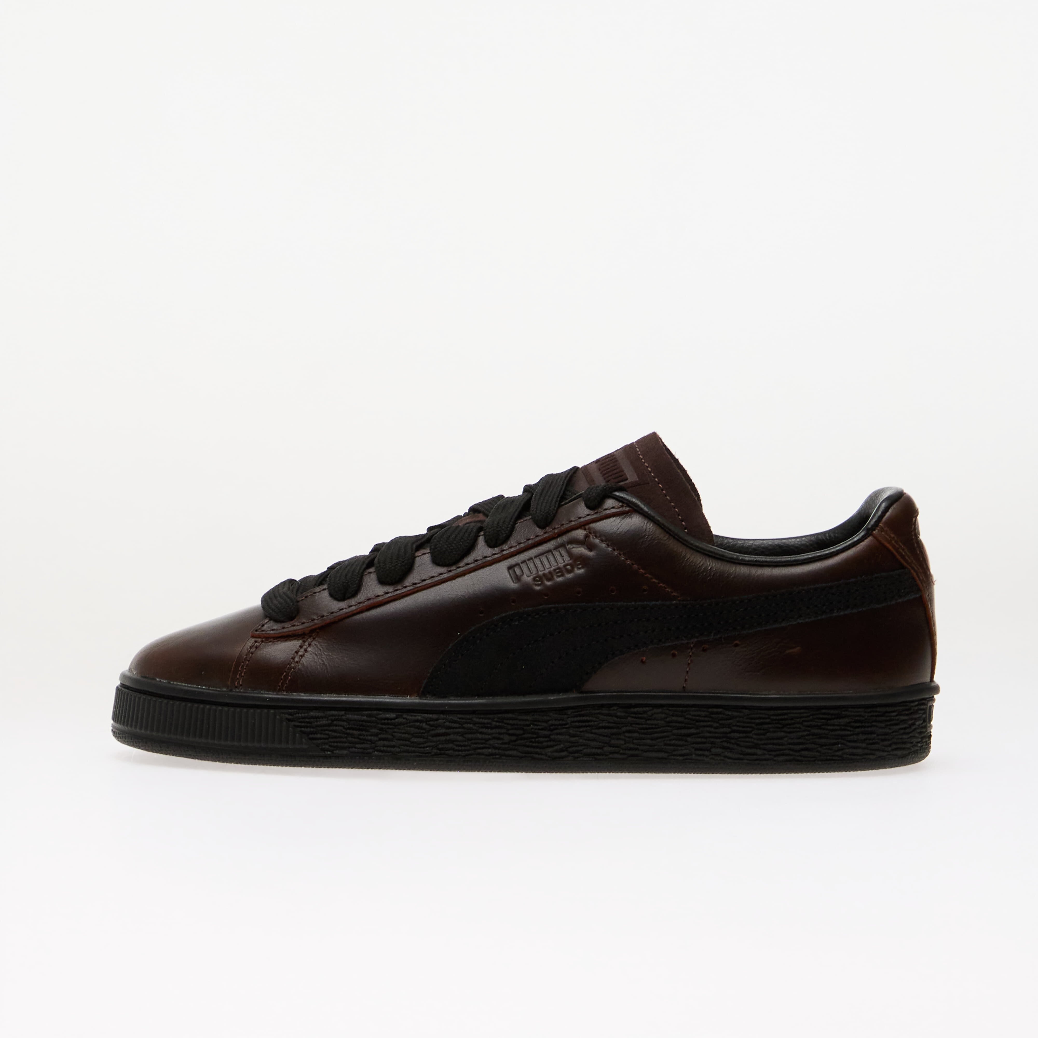 Puma Сникърси Suede Dressed Leather Brown/ Black