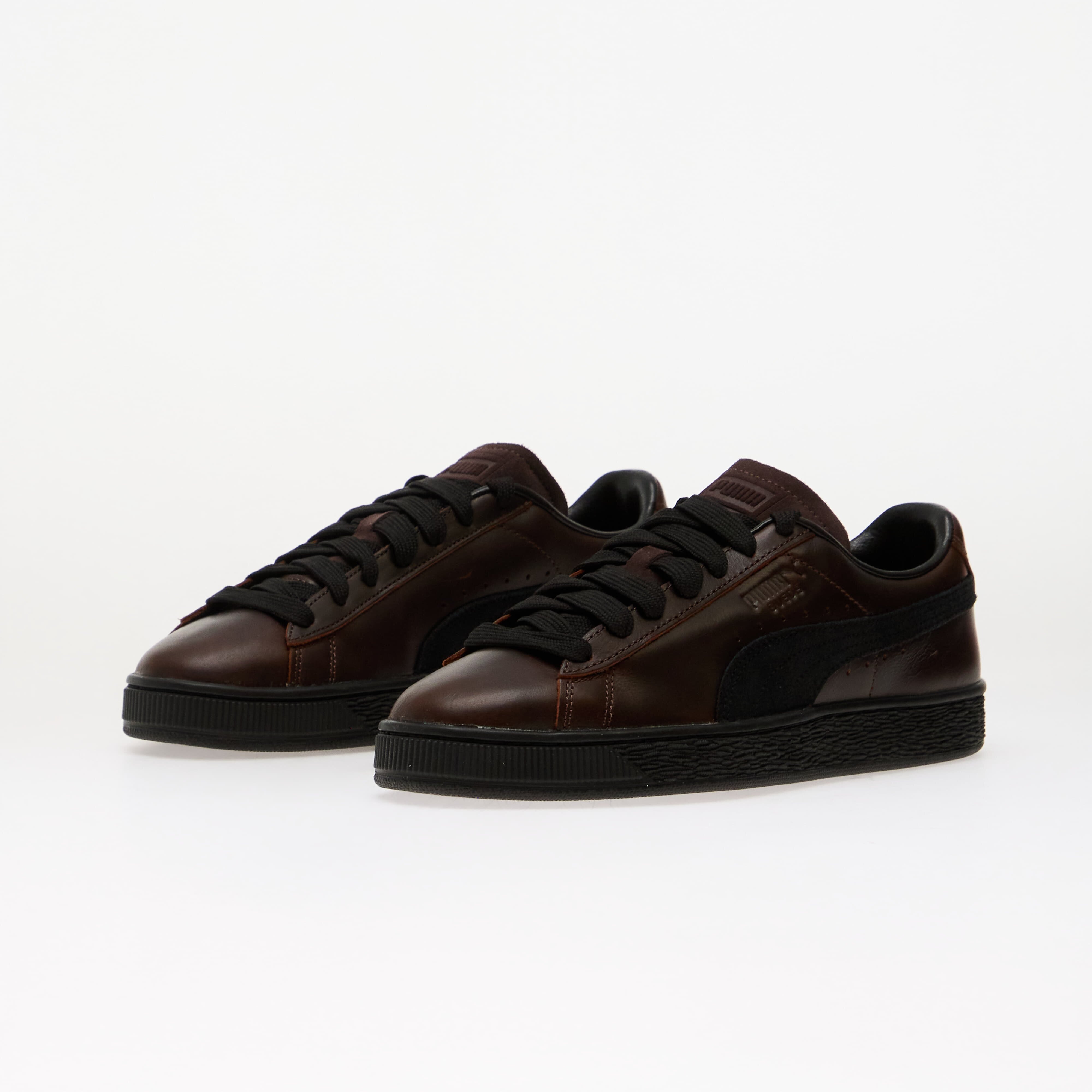 Puma Сникърси Suede Dressed Leather Brown/ Black