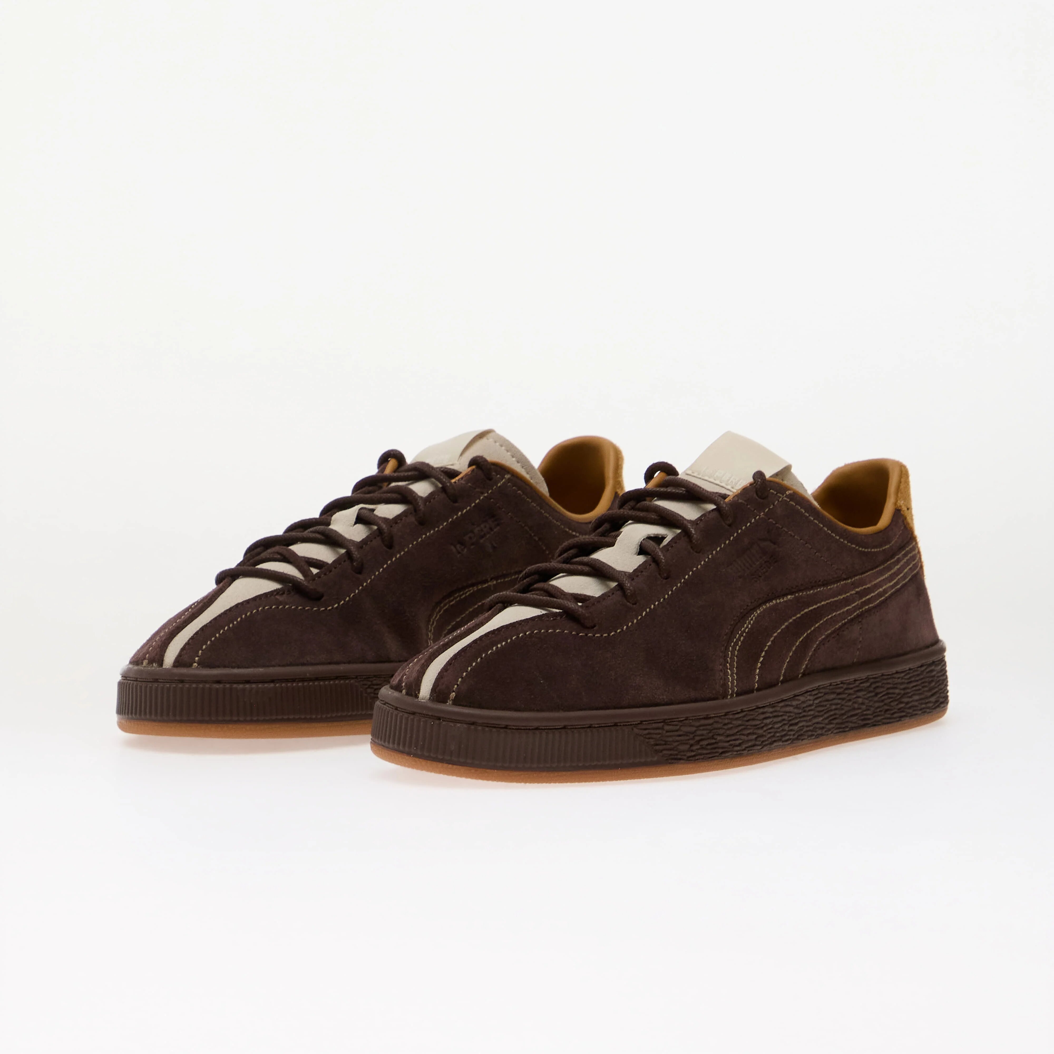 Puma Сникърси Suede Le Père Chocolate Brown/ Silver Fog