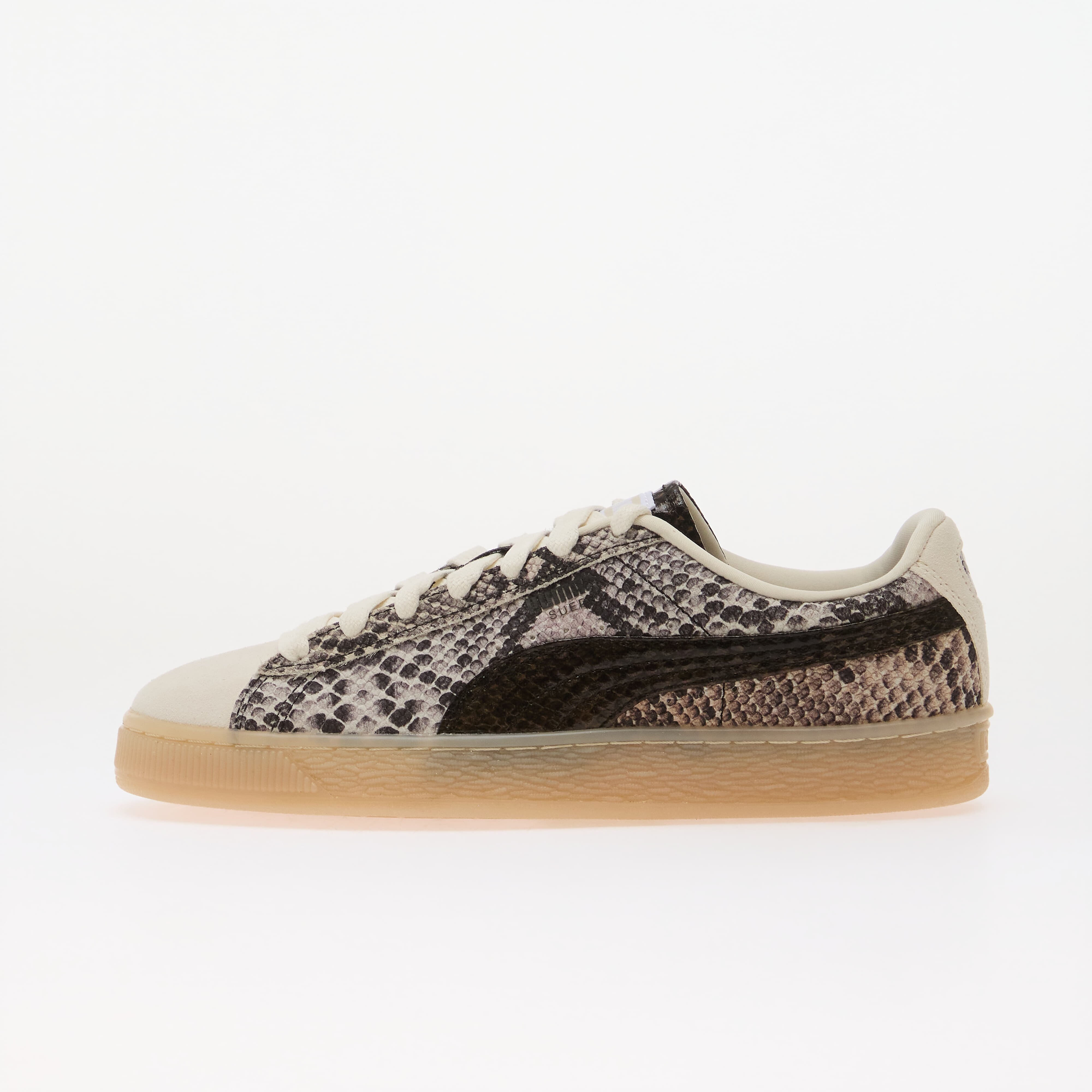 Puma Сникърси Suede Snake Frosted Ivory/ Black