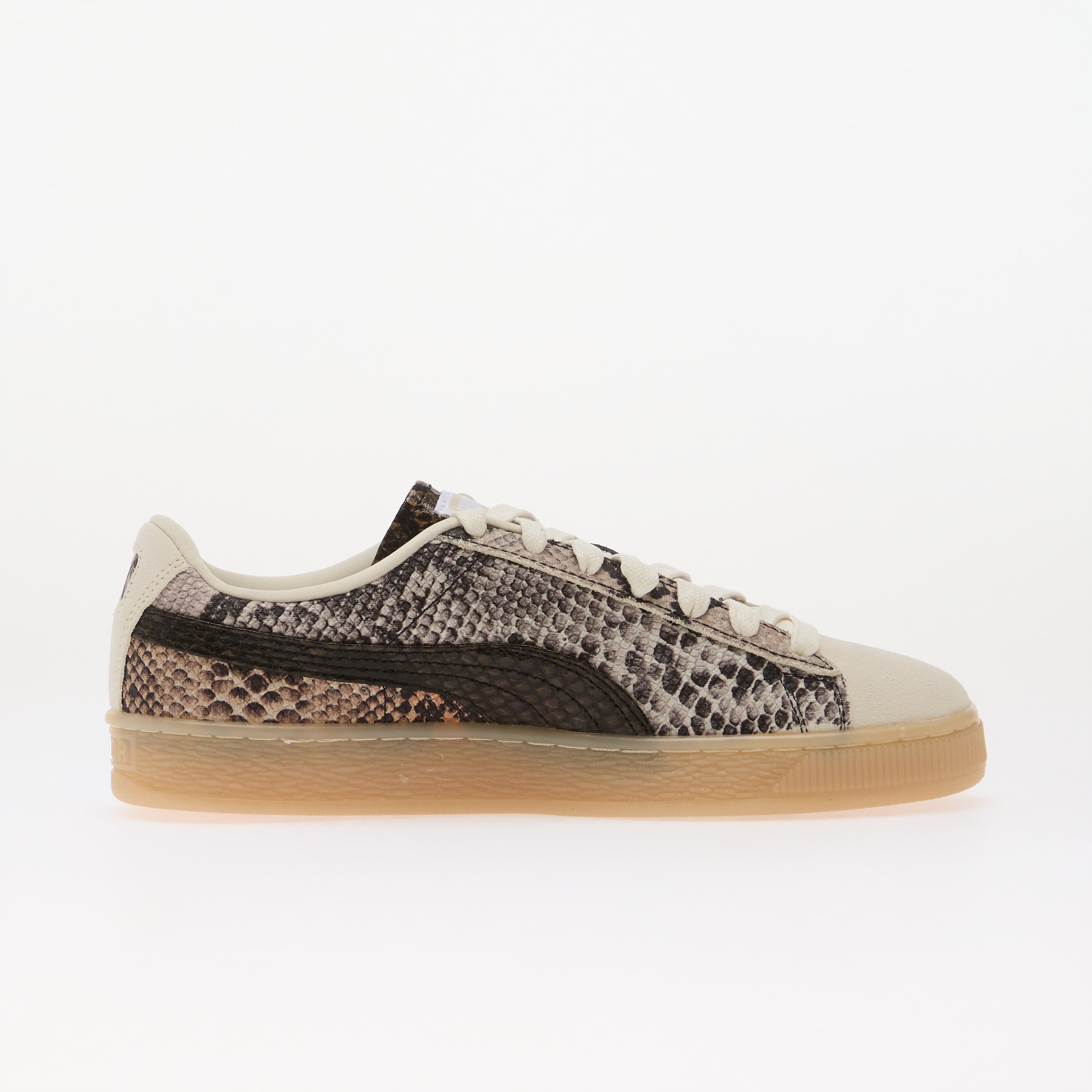 Puma Сникърси Suede Snake Frosted Ivory/ Black