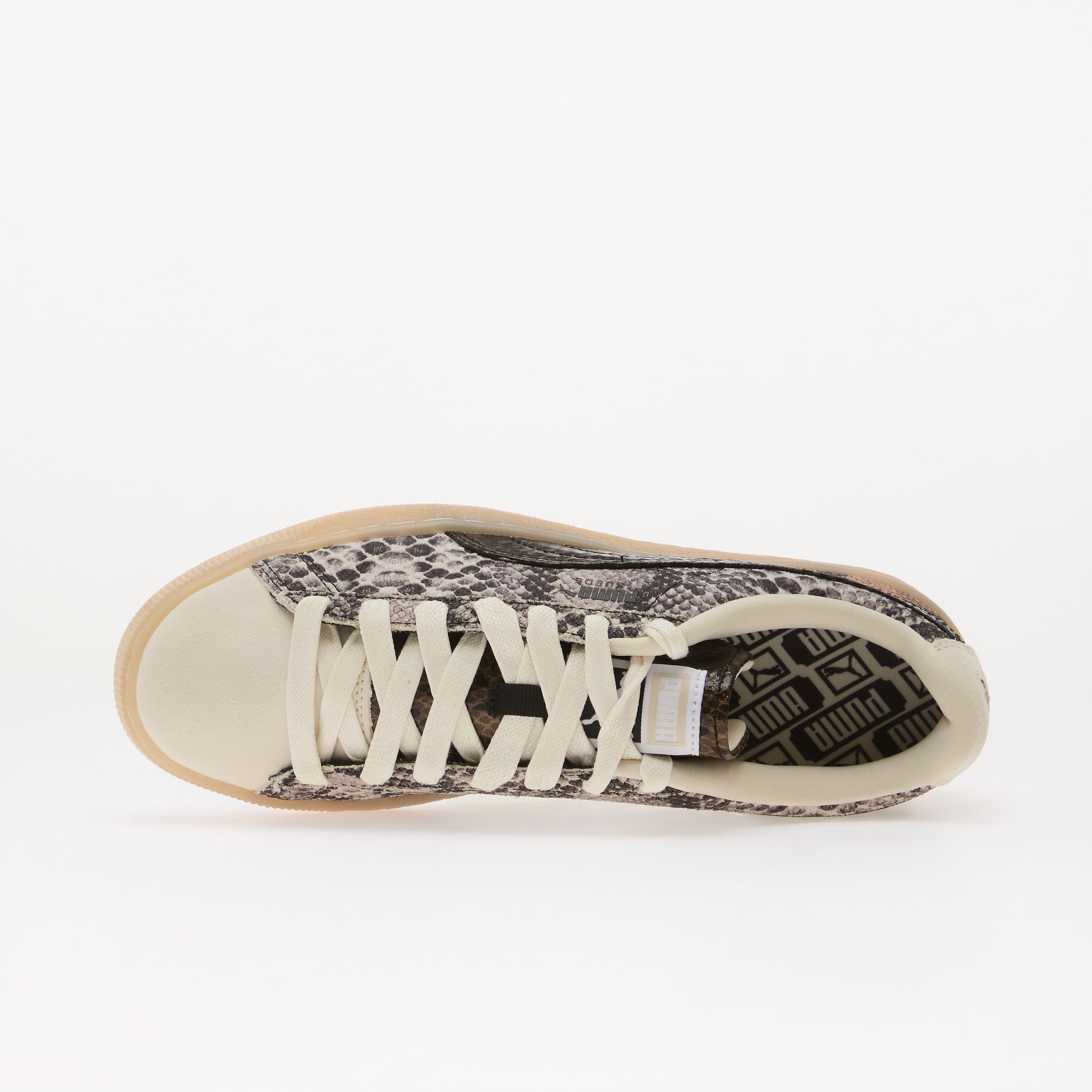Puma Сникърси Suede Snake Frosted Ivory/ Black