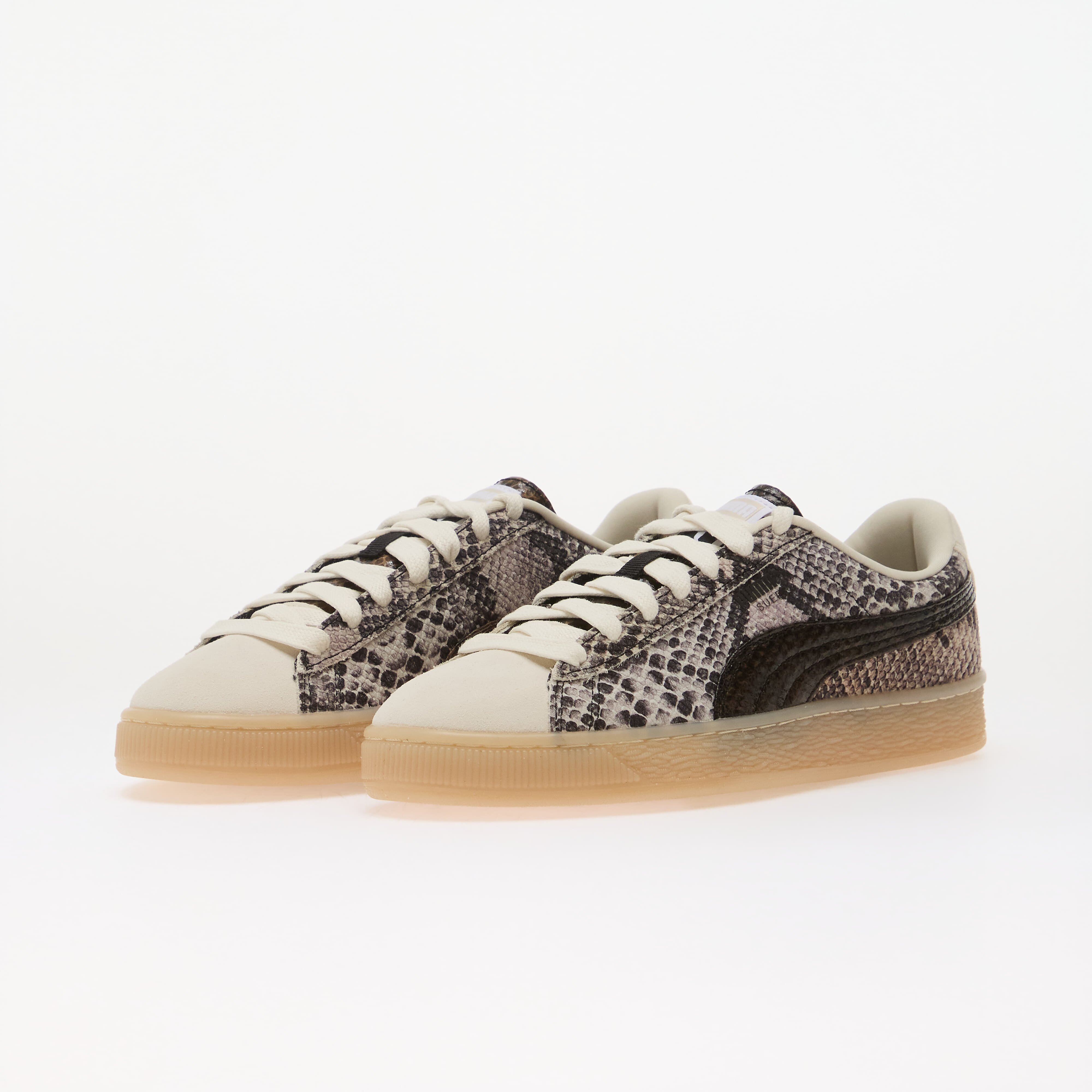 Puma Сникърси Suede Snake Frosted Ivory/ Black