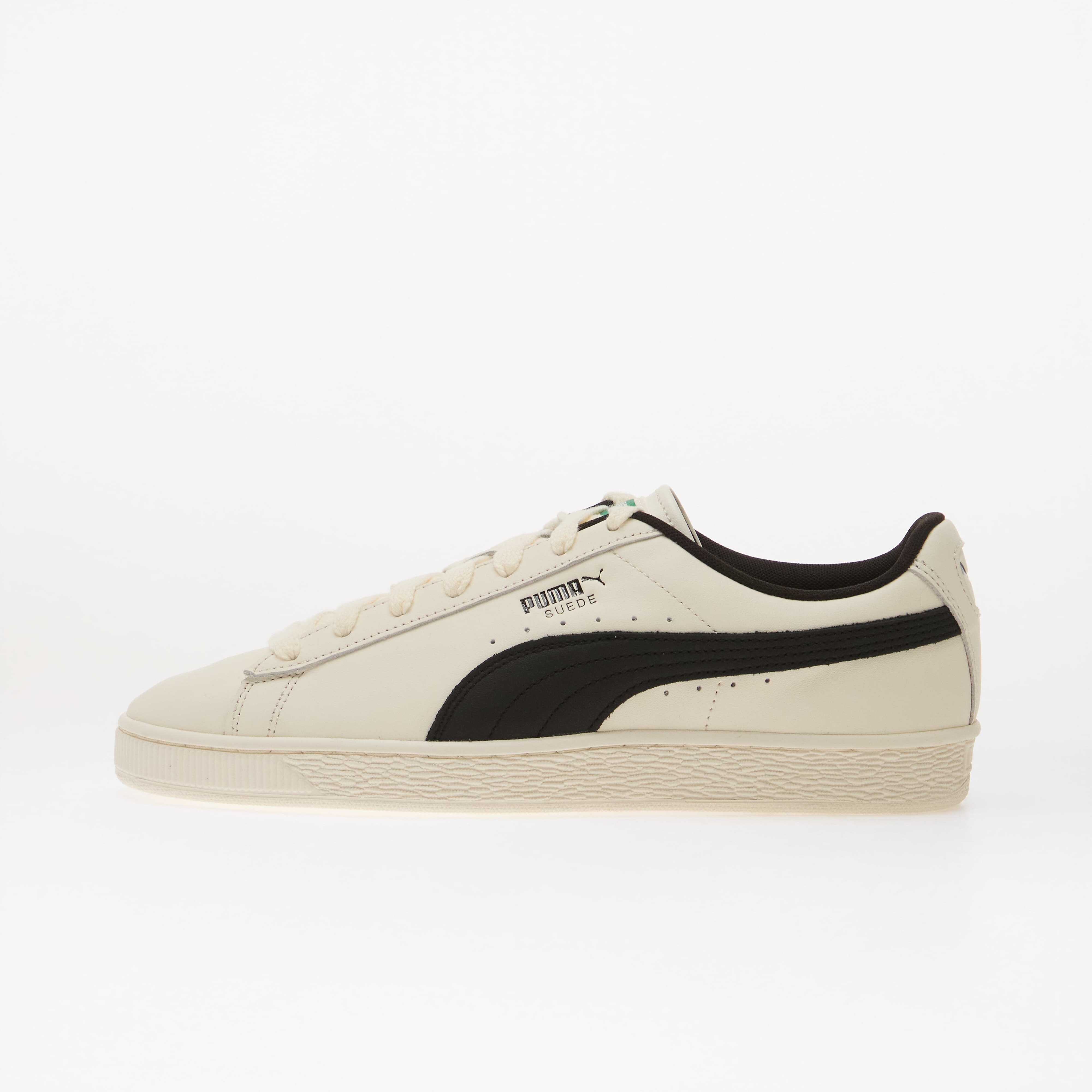 Puma Сникърси Suede Warm White/ Black