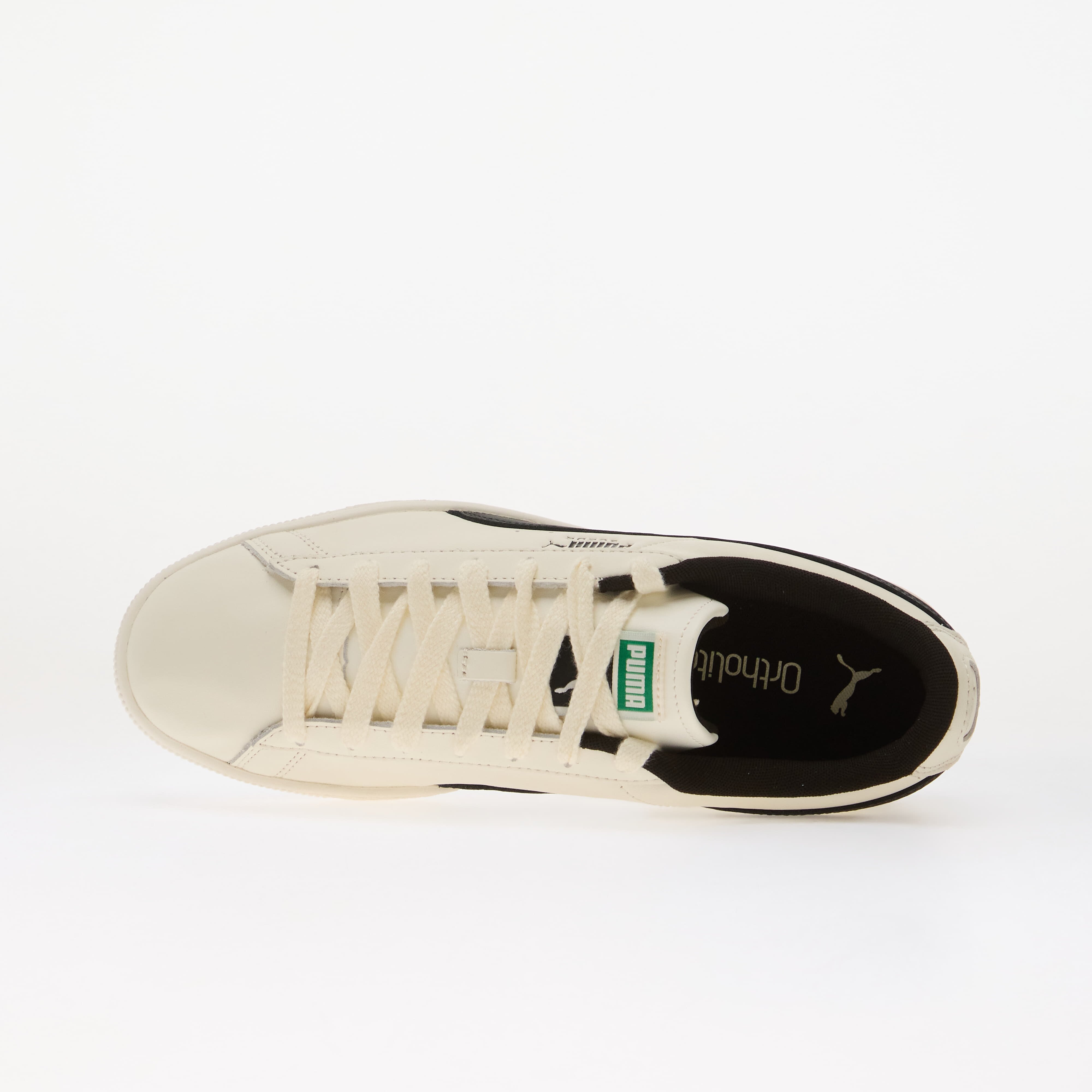 Puma Сникърси Suede Warm White/ Black