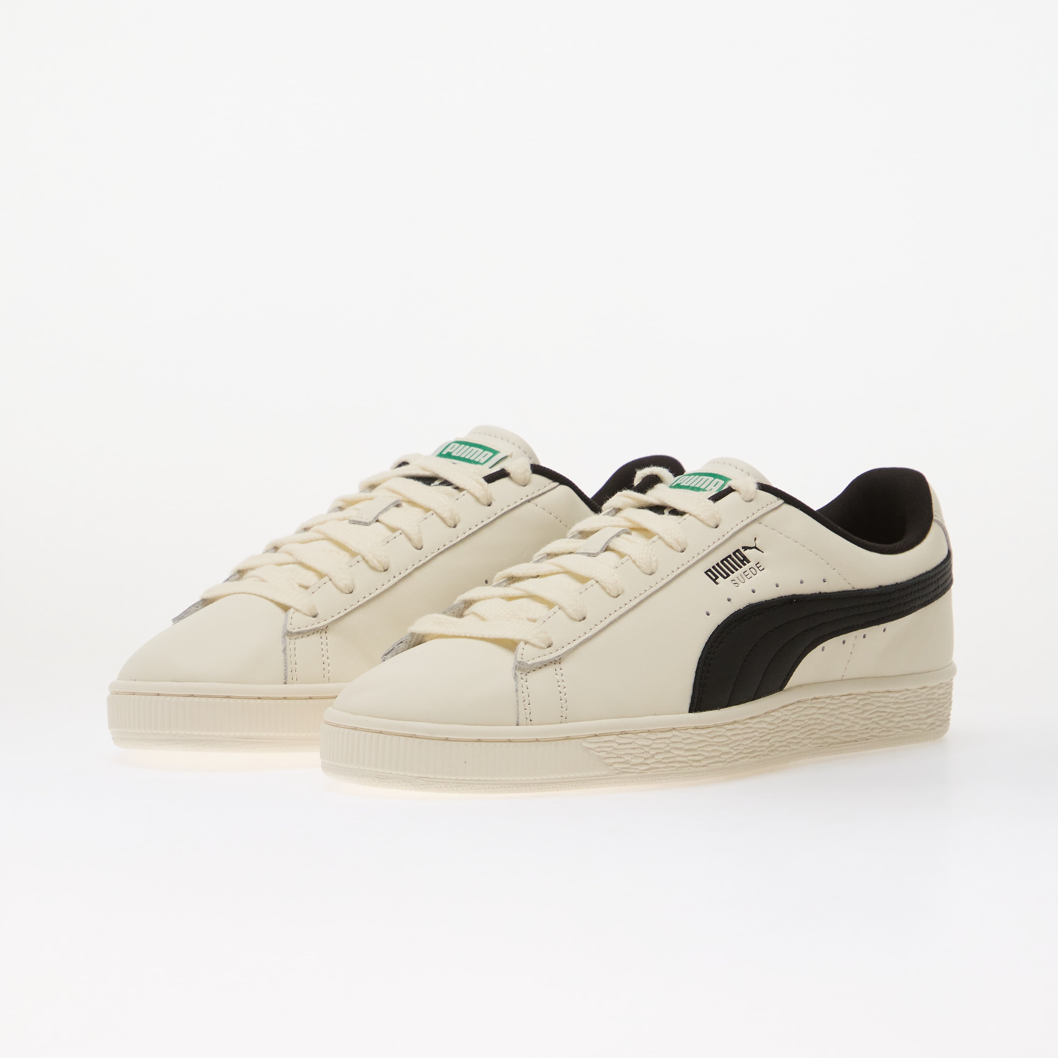 Puma Сникърси Suede Warm White/ Black
