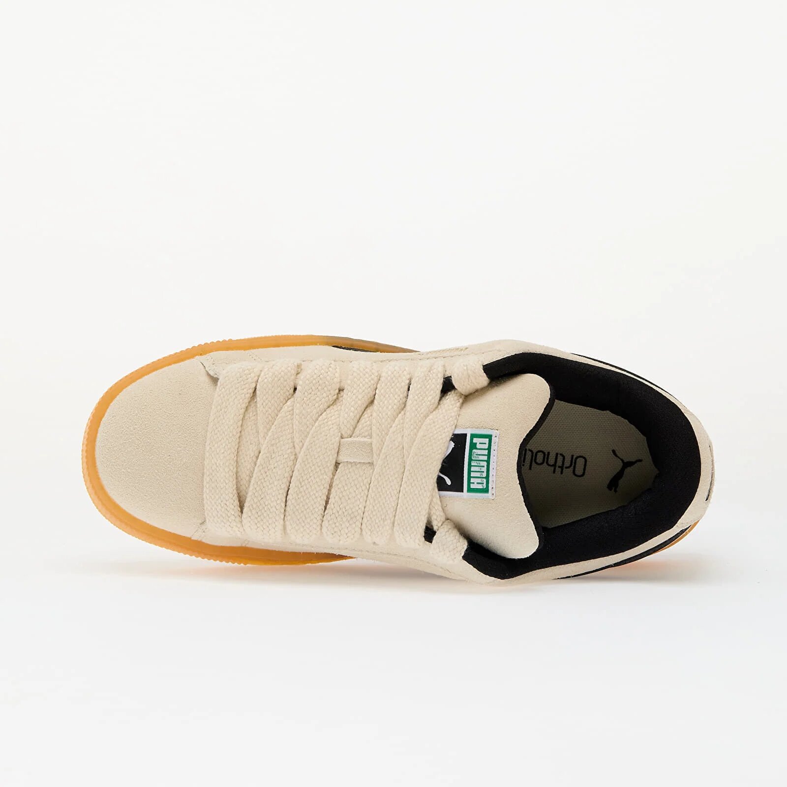 Puma Сникърси Suede XL Dark Risk Alpine Snow- Black