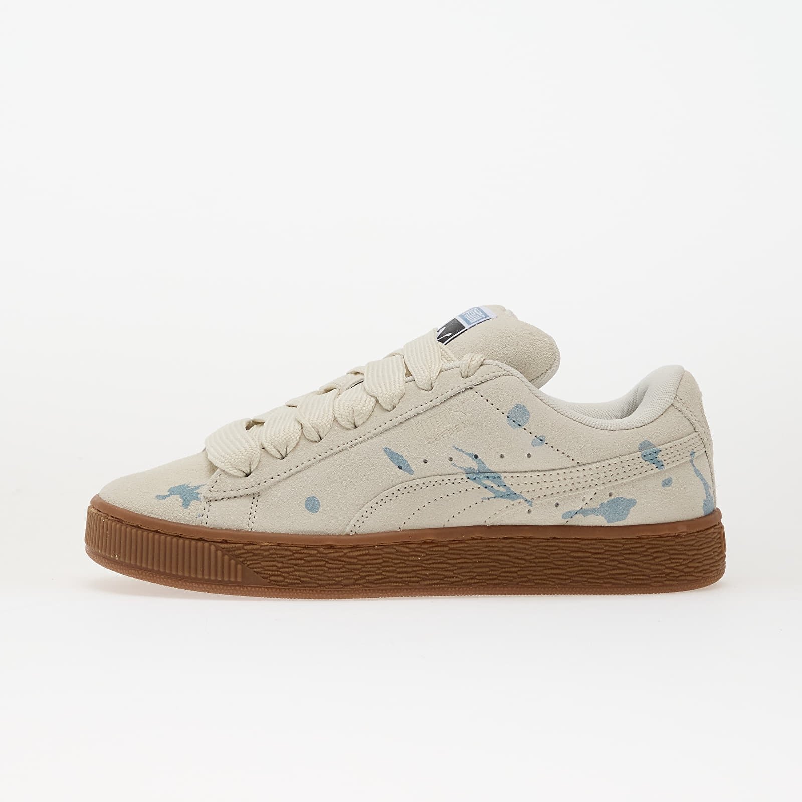 Puma Сникърси Suede XL Splatters Vapor Gray-Gum