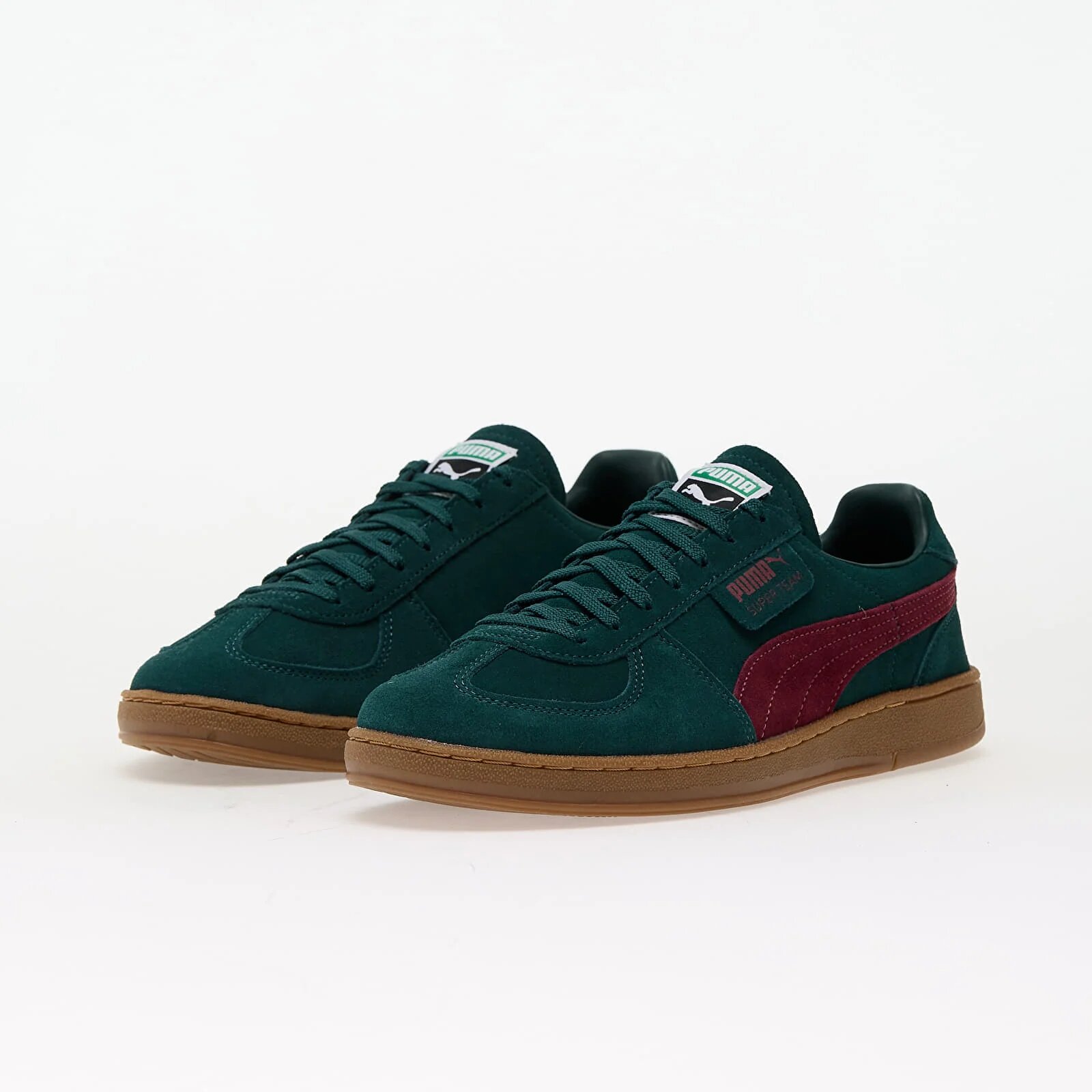 Puma Сникърси Super Team Green Terrain-Ruby Shimmer-Gum