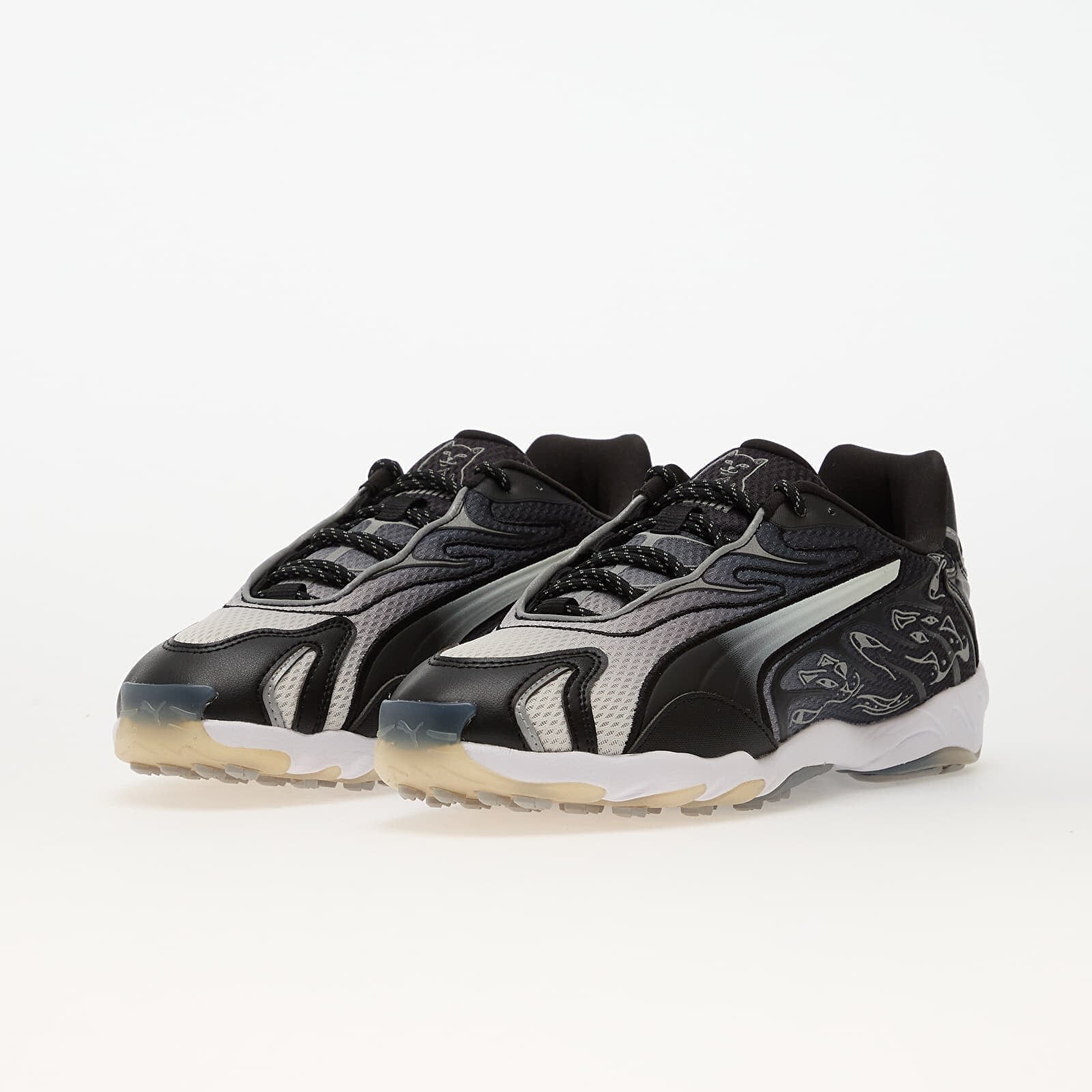 Puma Сникърси x RIPNDIP Inhale Black- Silver