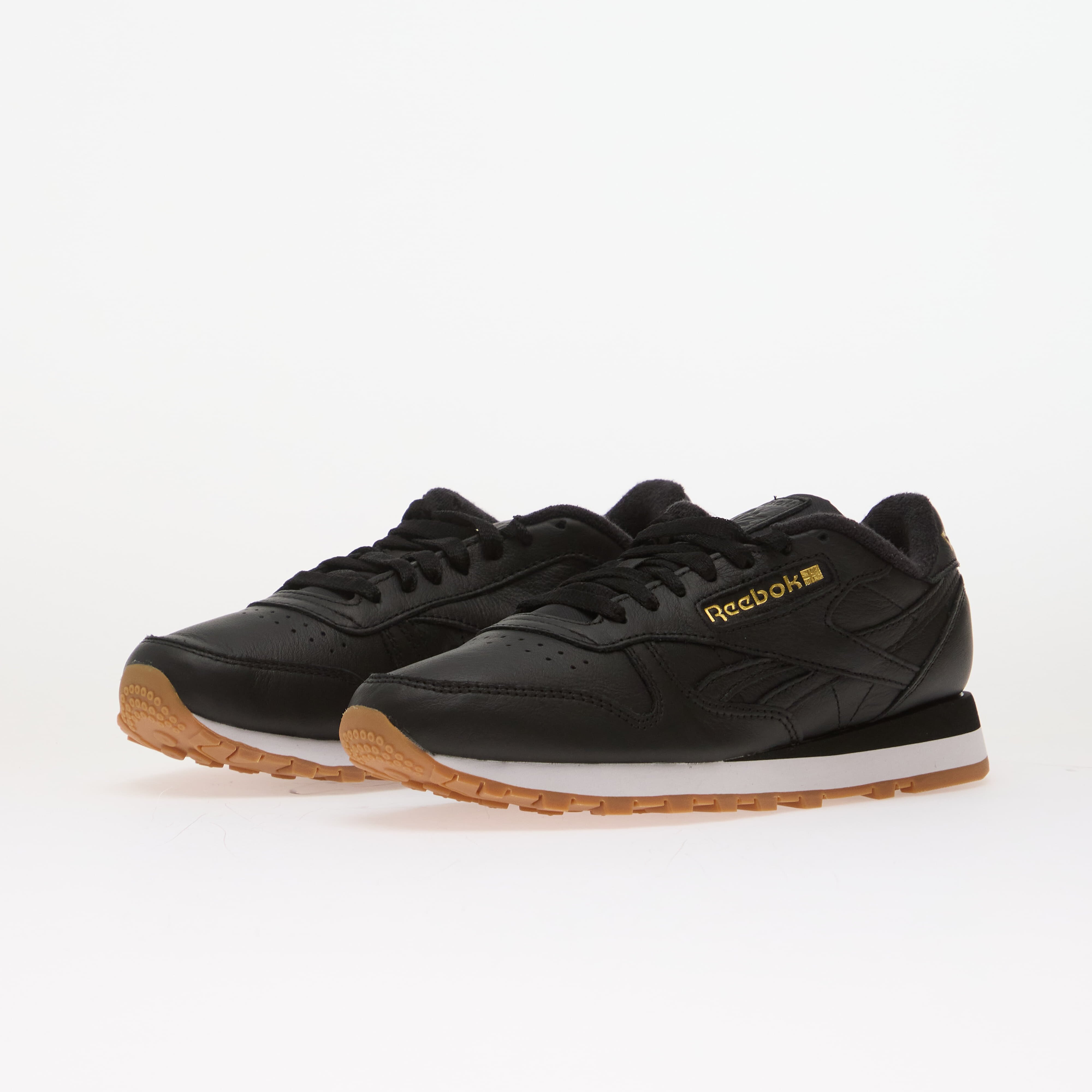 Reebok Сникърси Classic Leather Black/ Chalk/ Ftwrwhite