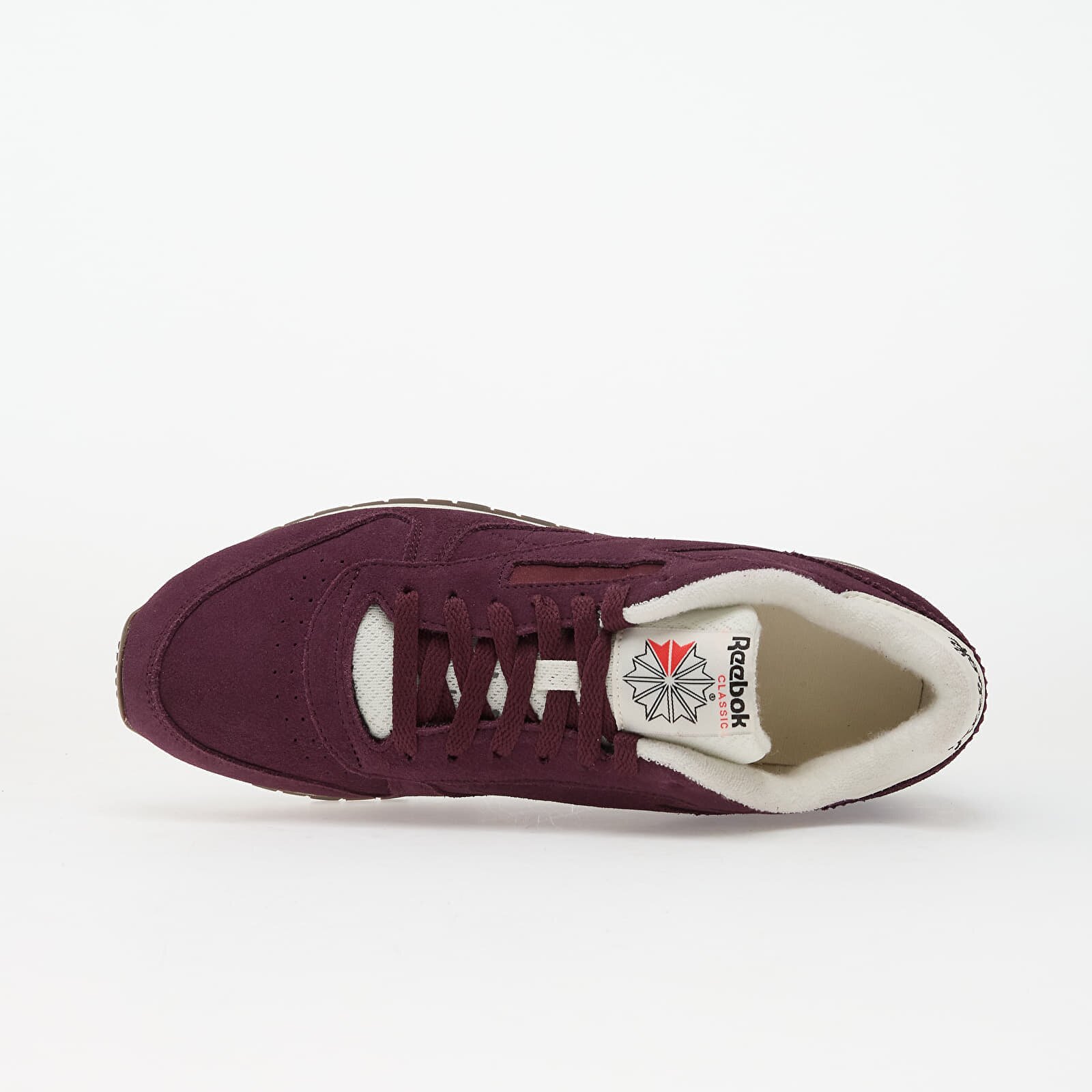 Reebok Сникърси Classic Leather Black Cherry/ Chalk/ Black