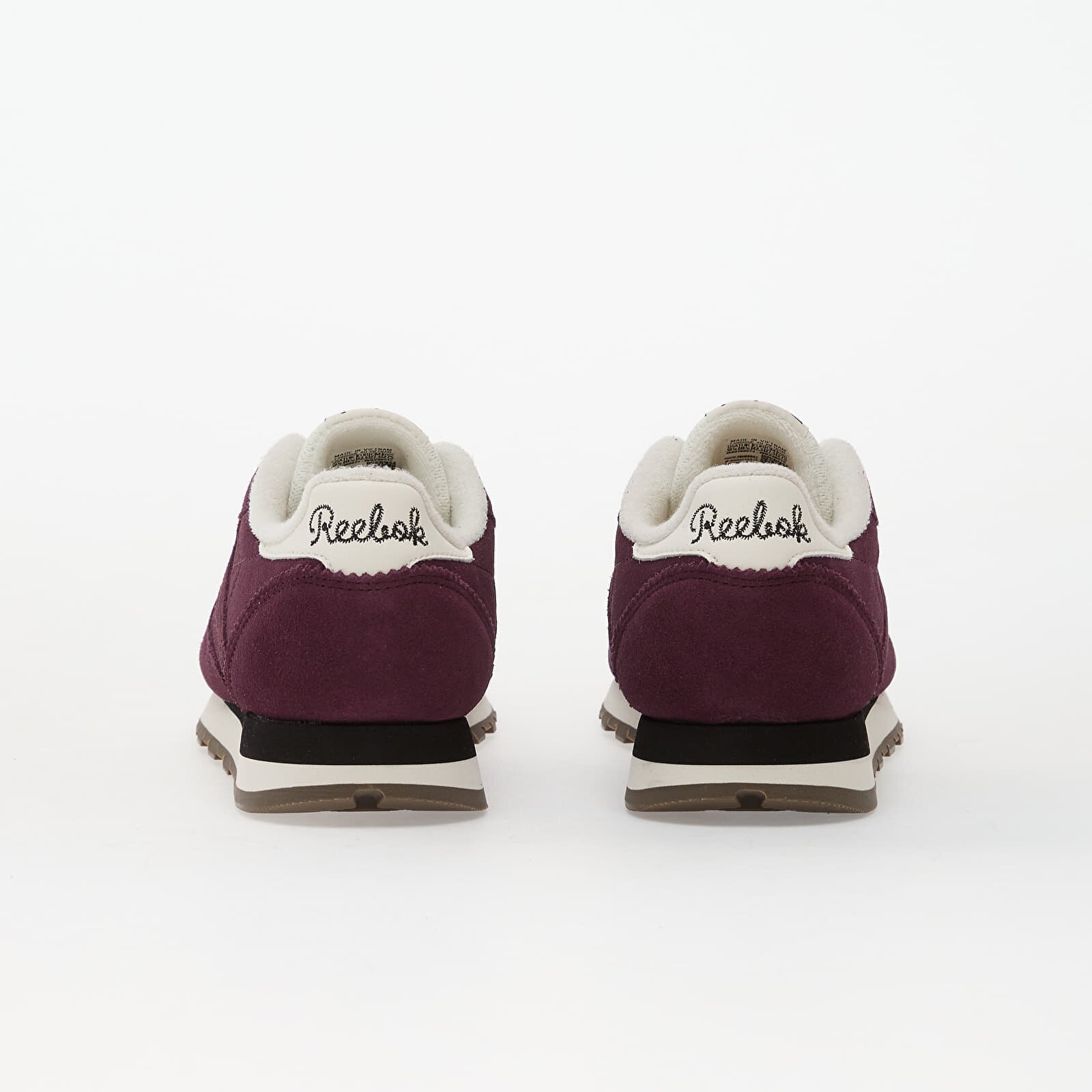 Reebok Сникърси Classic Leather Black Cherry/ Chalk/ Black