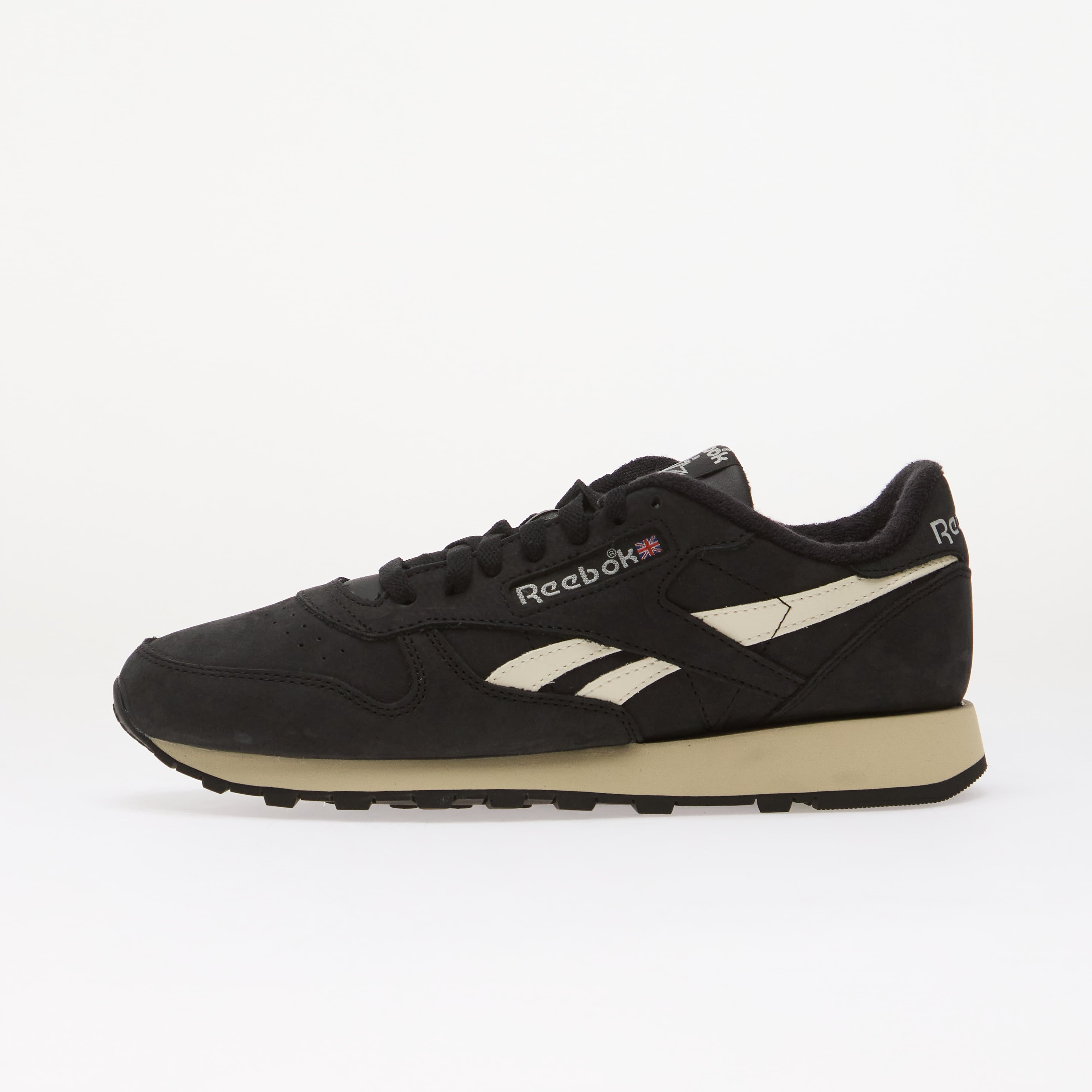 Reebok Сникърси Classic Leather Black/ Ftwr White/ Chalk
