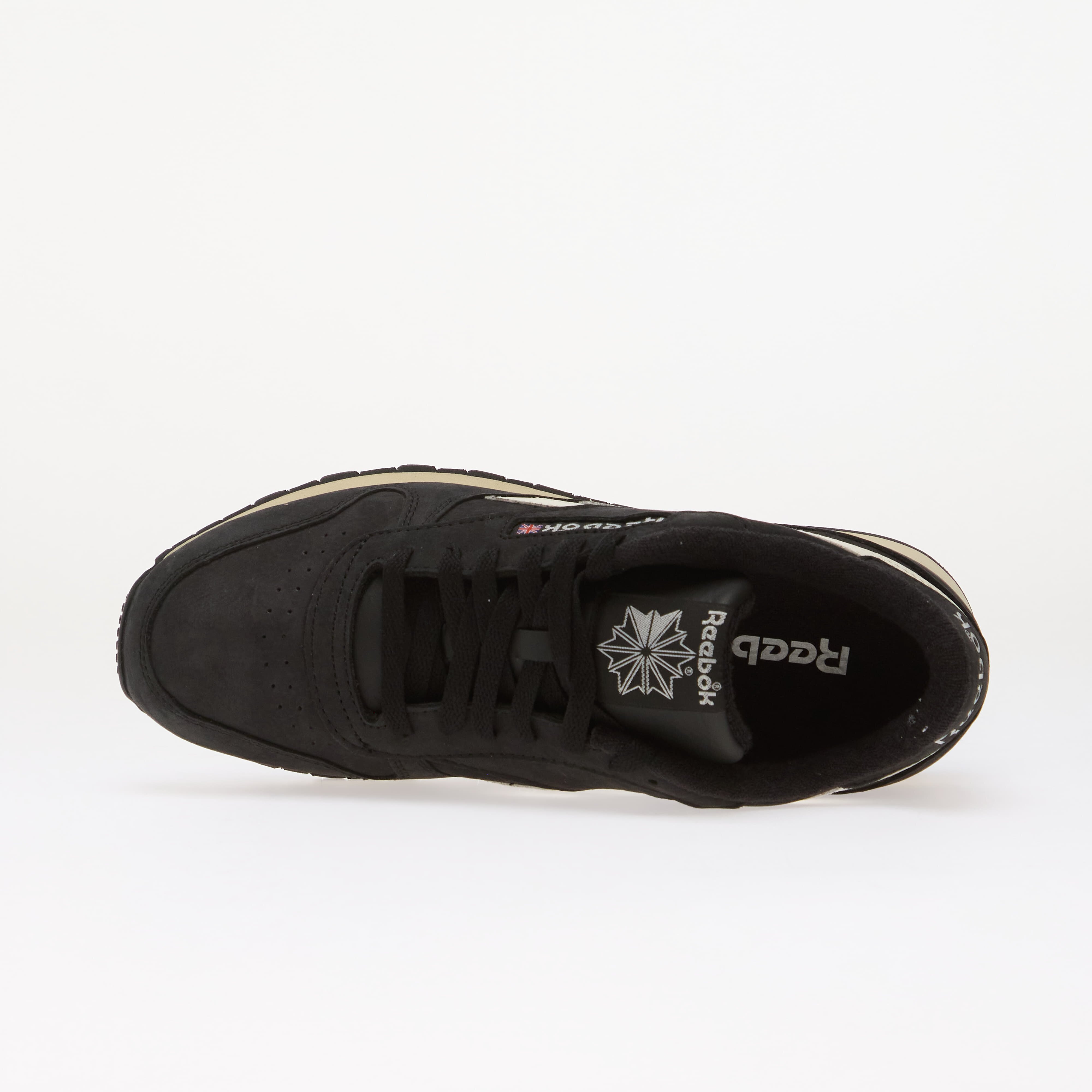Reebok Сникърси Classic Leather Black/ Ftwr White/ Chalk